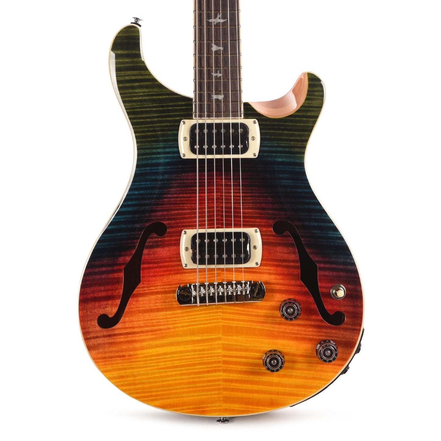 PRS SE Ed Sheeran Flat Back Hollowbody I Baritone Piezo Kaleidoscope