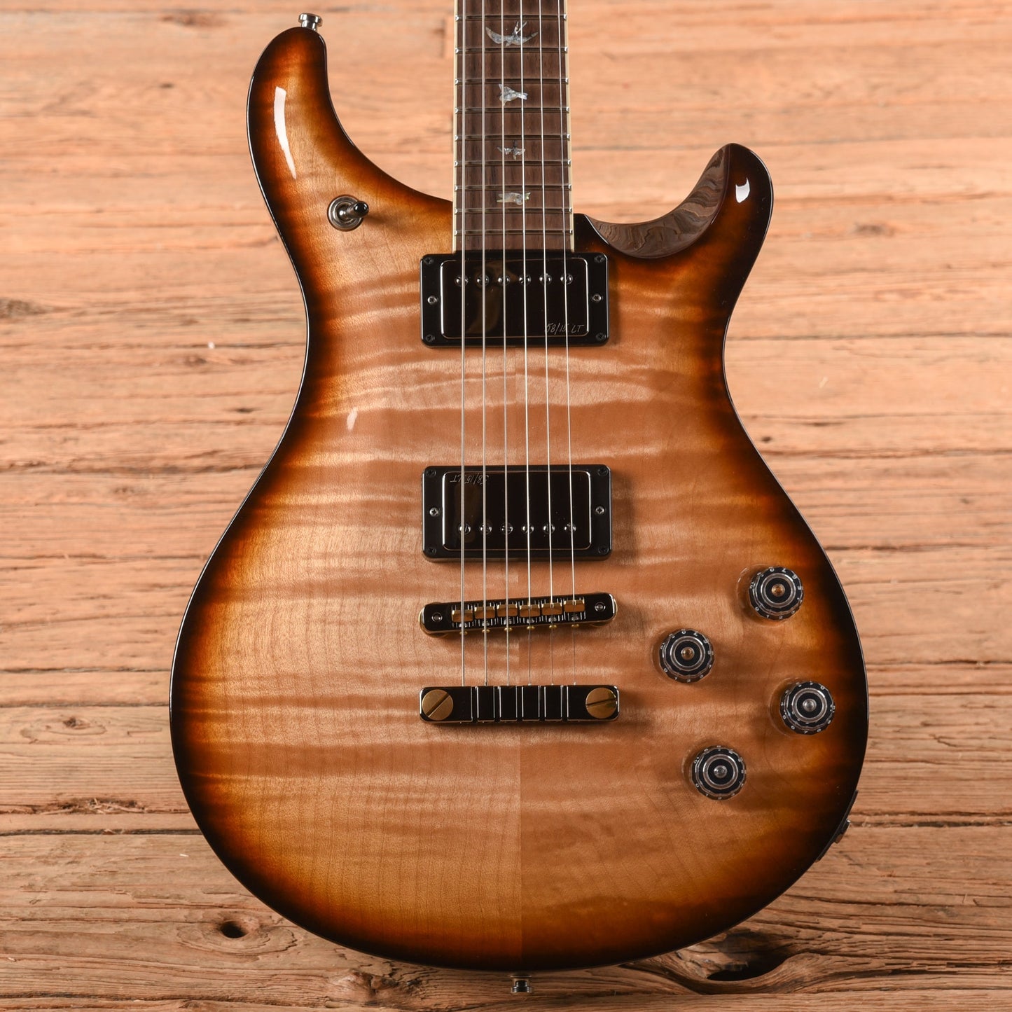 PRS Wood Library McCarty 594 Vintage Natural with Black Wraparound Smokeburst 2024