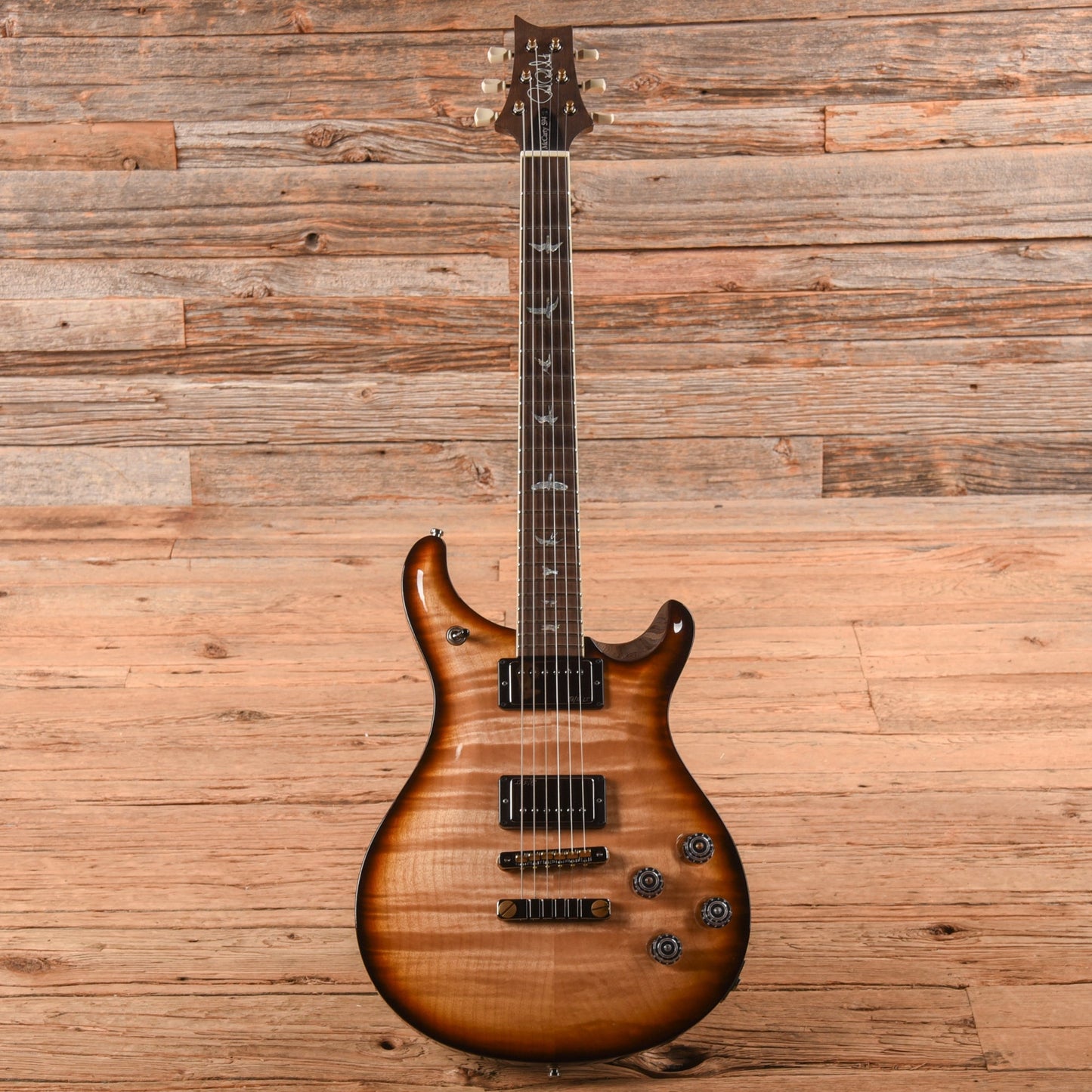 PRS Wood Library McCarty 594 Vintage Natural with Black Wraparound Smokeburst 2024