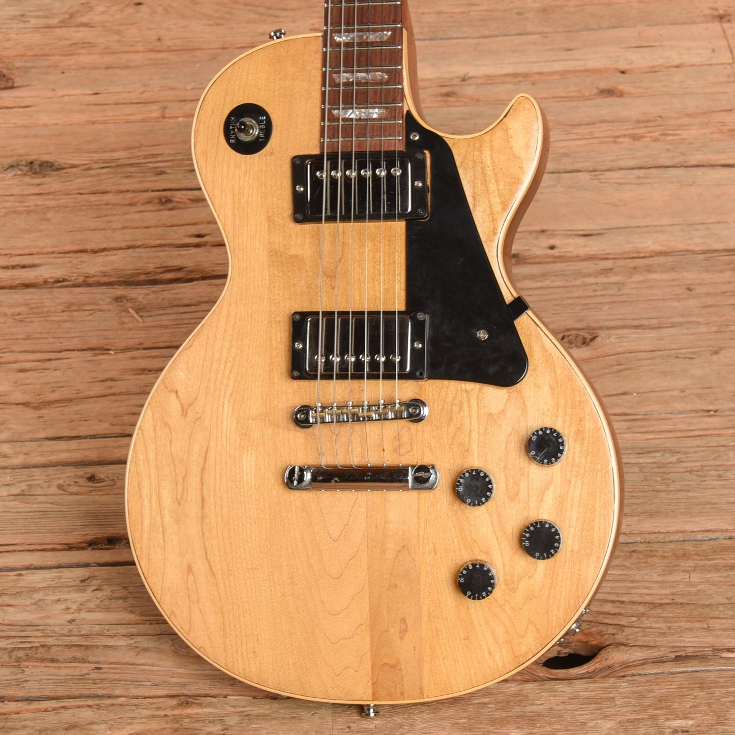 Gibson Les Paul Deluxe Natural Refin 1973