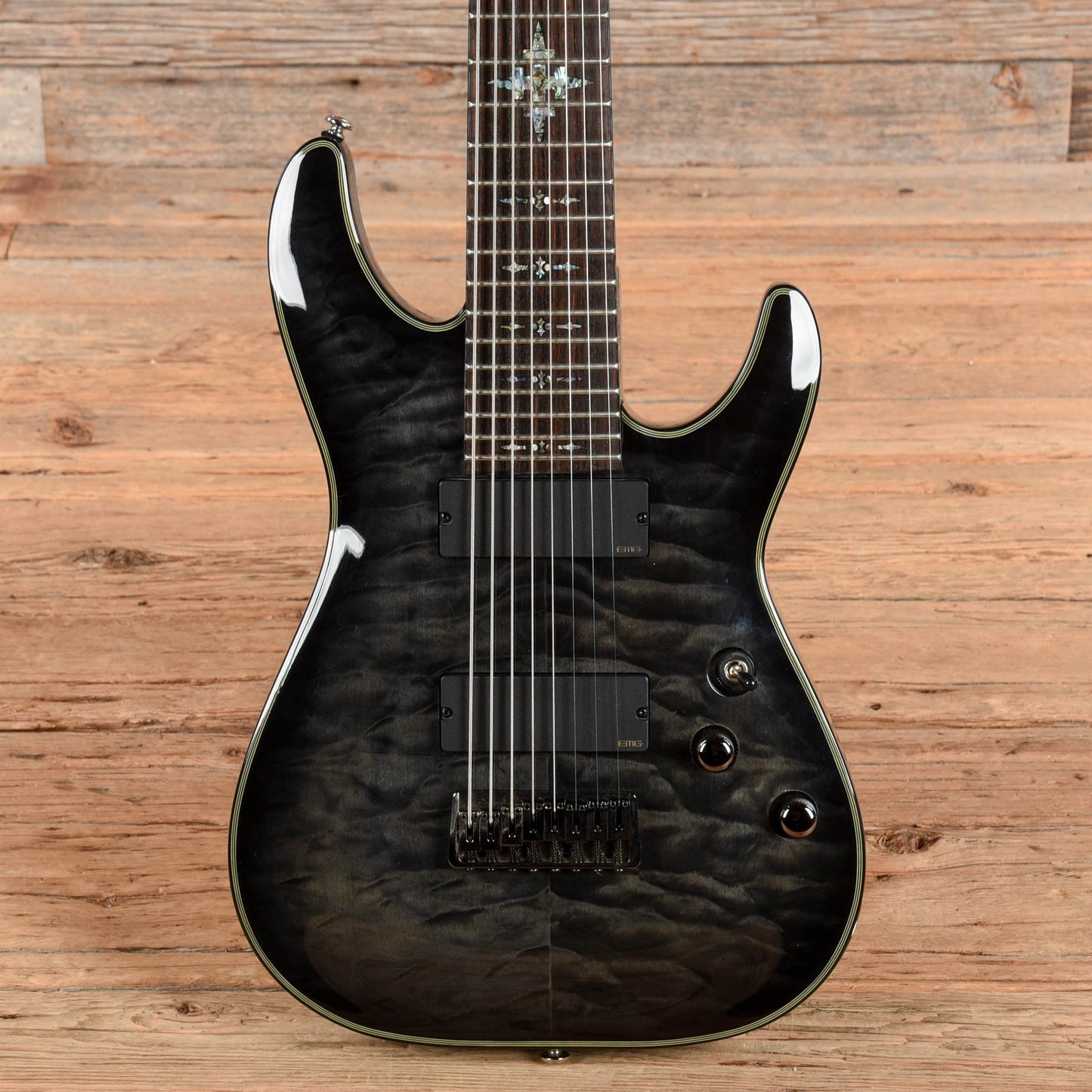 Schecter Diamond Series Damien Elite Trans-Black 2011