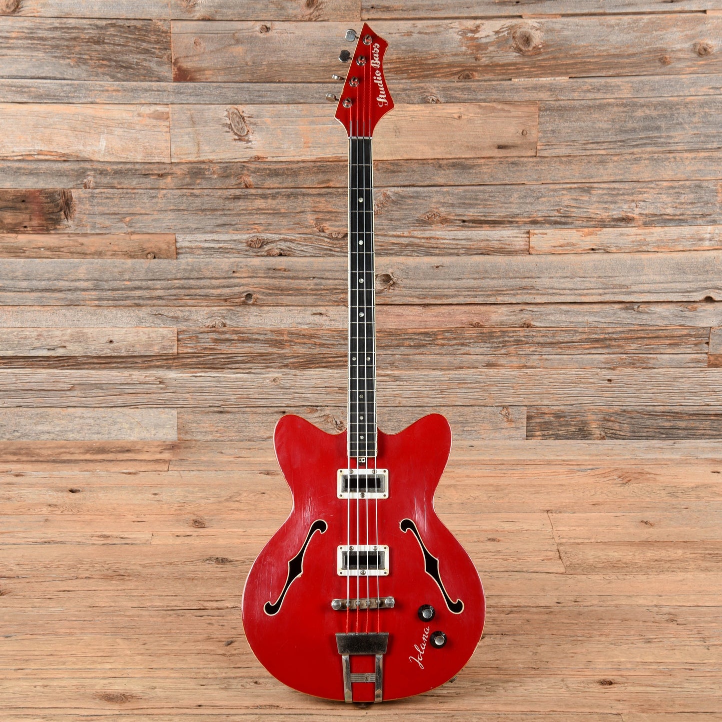 Jolana Studio Bass Red 1970s