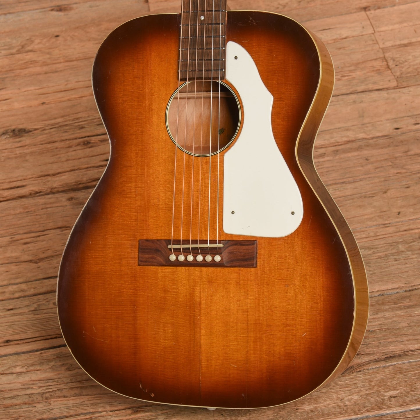 Silvertone H621 X-Brace conversion Sunburst 1960s