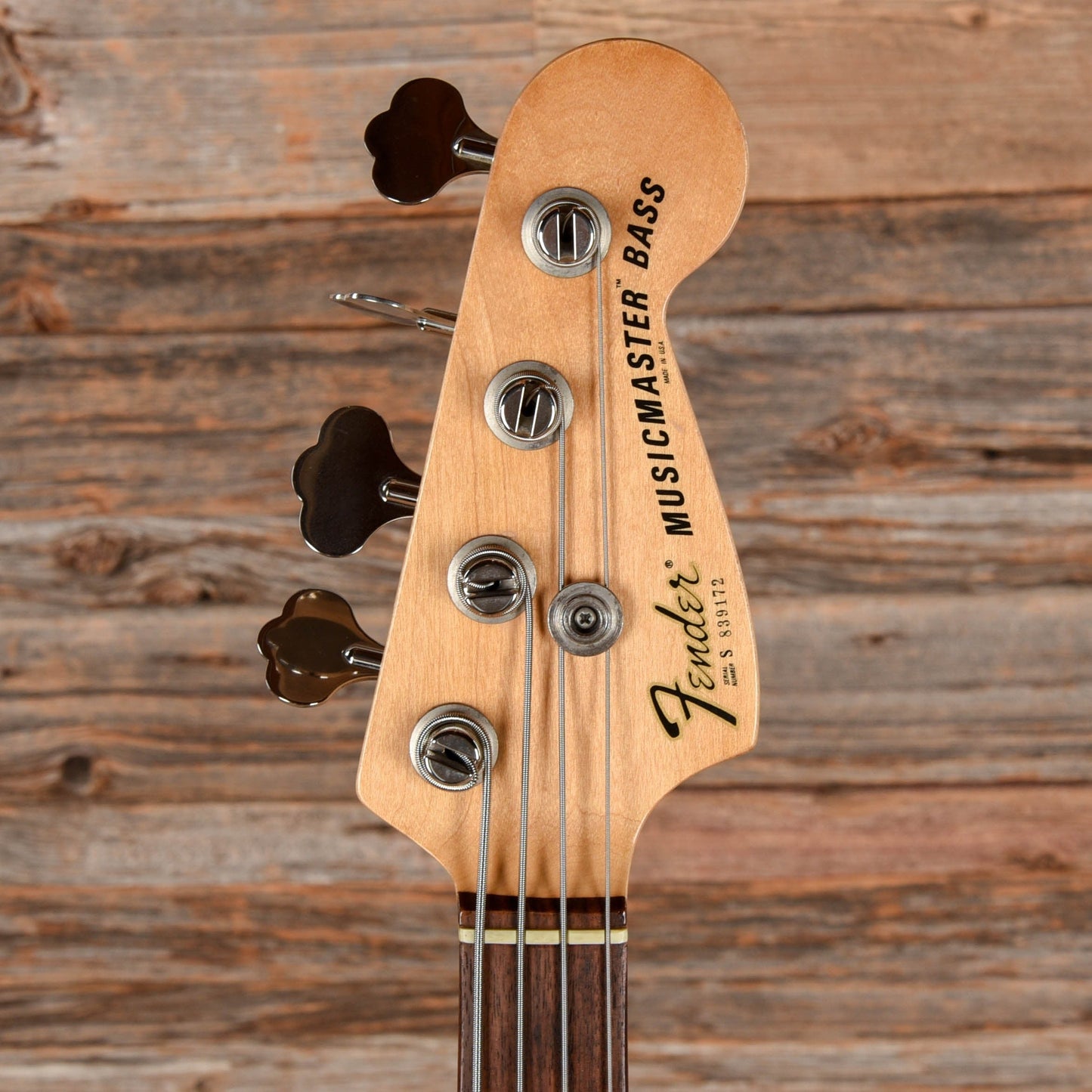 Fender Music Master Bass Red 1980