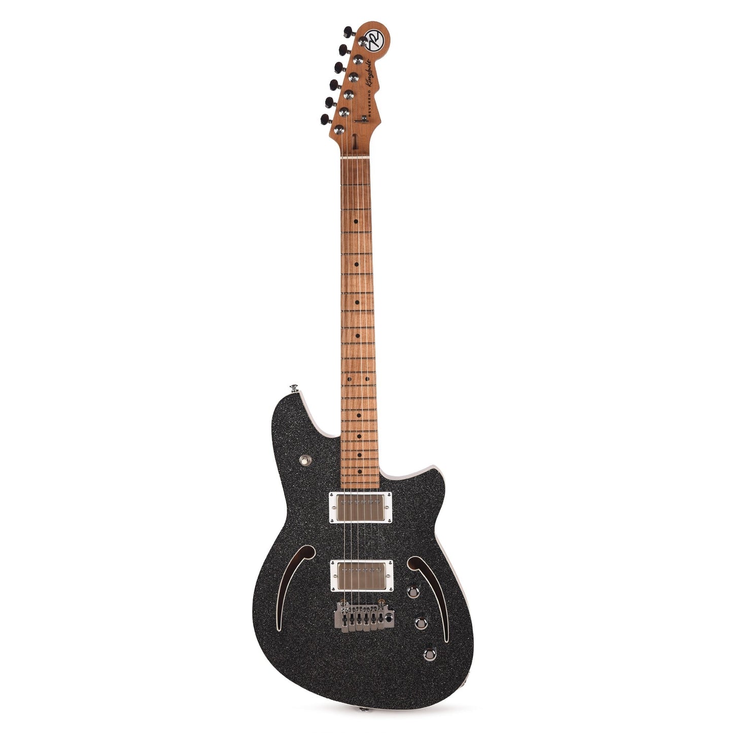 Reverend Kingbolt Air HH Electric Guitar Black Sparkle