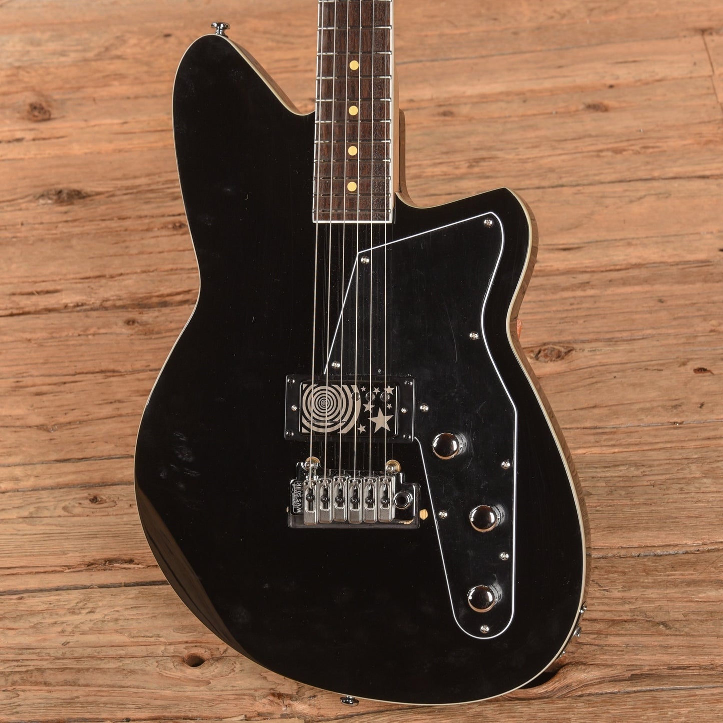 Reverend Ken's Special Midnight Black Electric Guitar