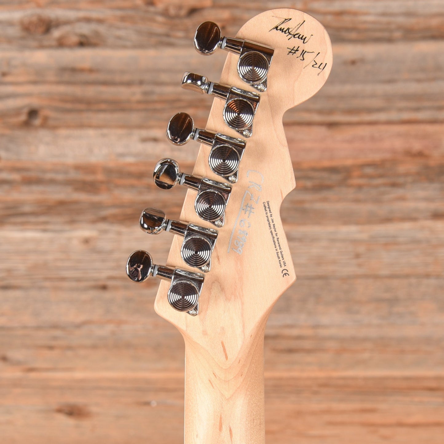 Reverend Ken's Special Midnight Black Electric Guitar
