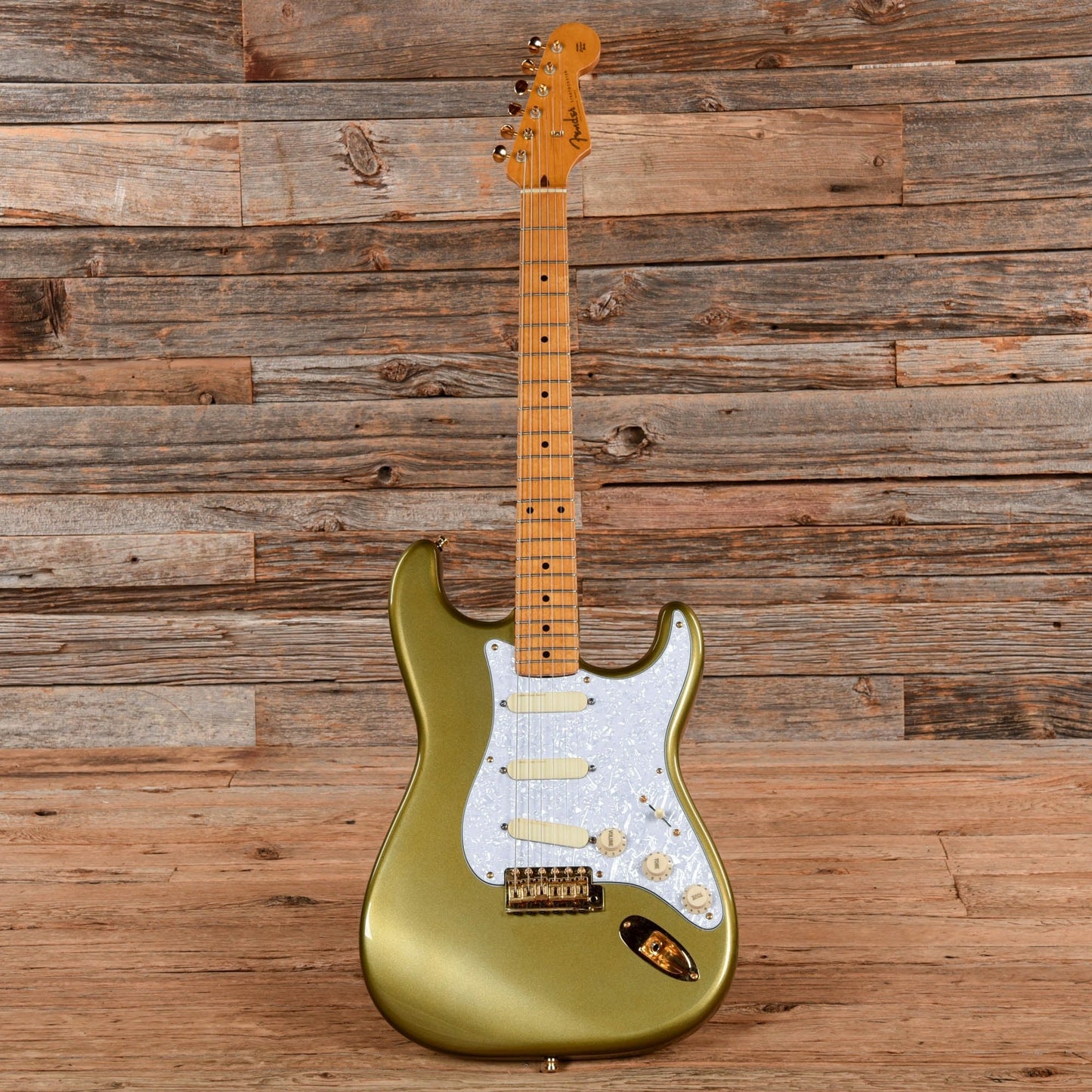 Fender '50s Stratocaster Reissue MIJ HLE Gold