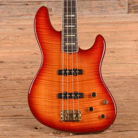 Fender American Deluxe Jazz Bass FMT Cherry Sunburst 2002