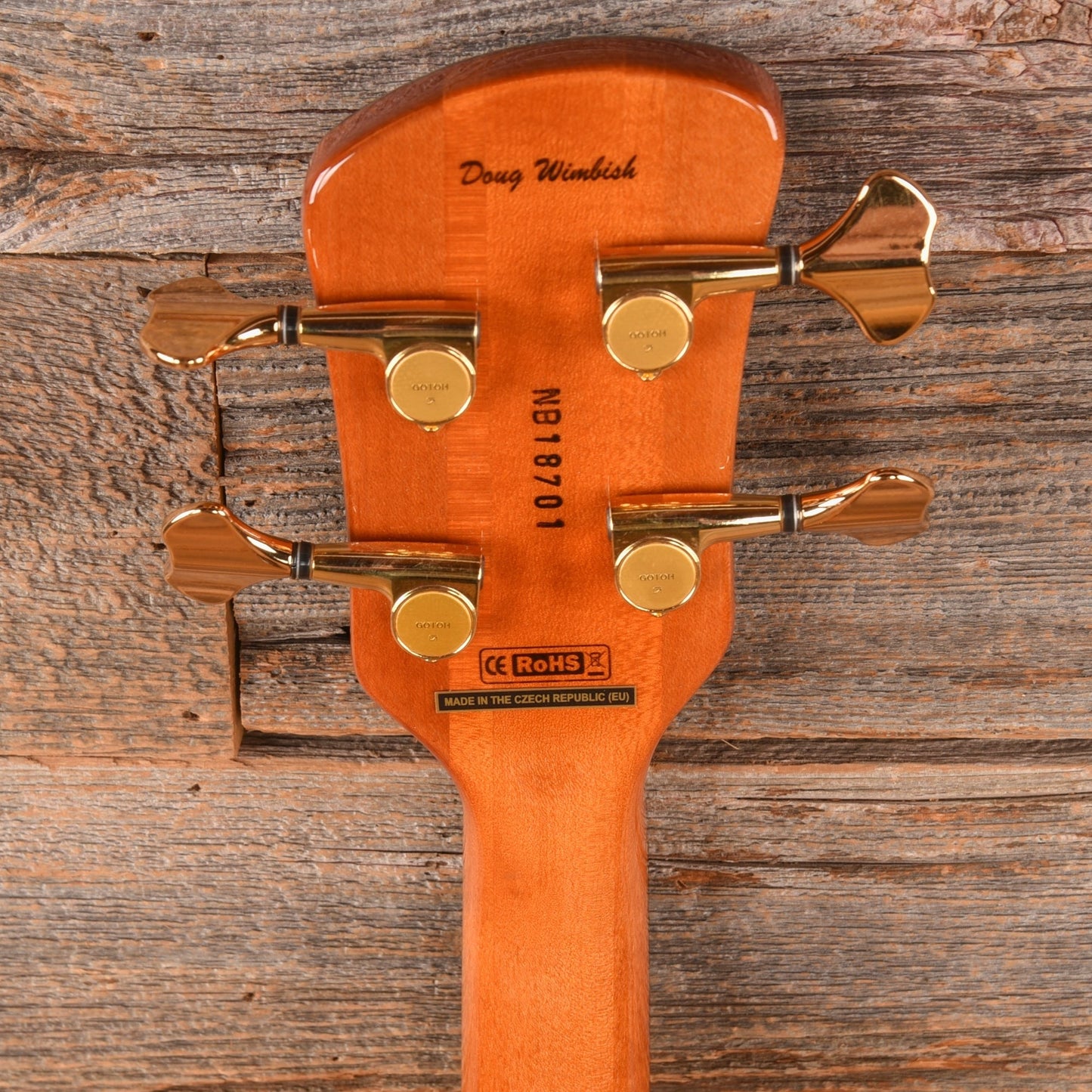 Spector Doug Wimbish Signature Euro 4 LX DW Amber Stain Gloss