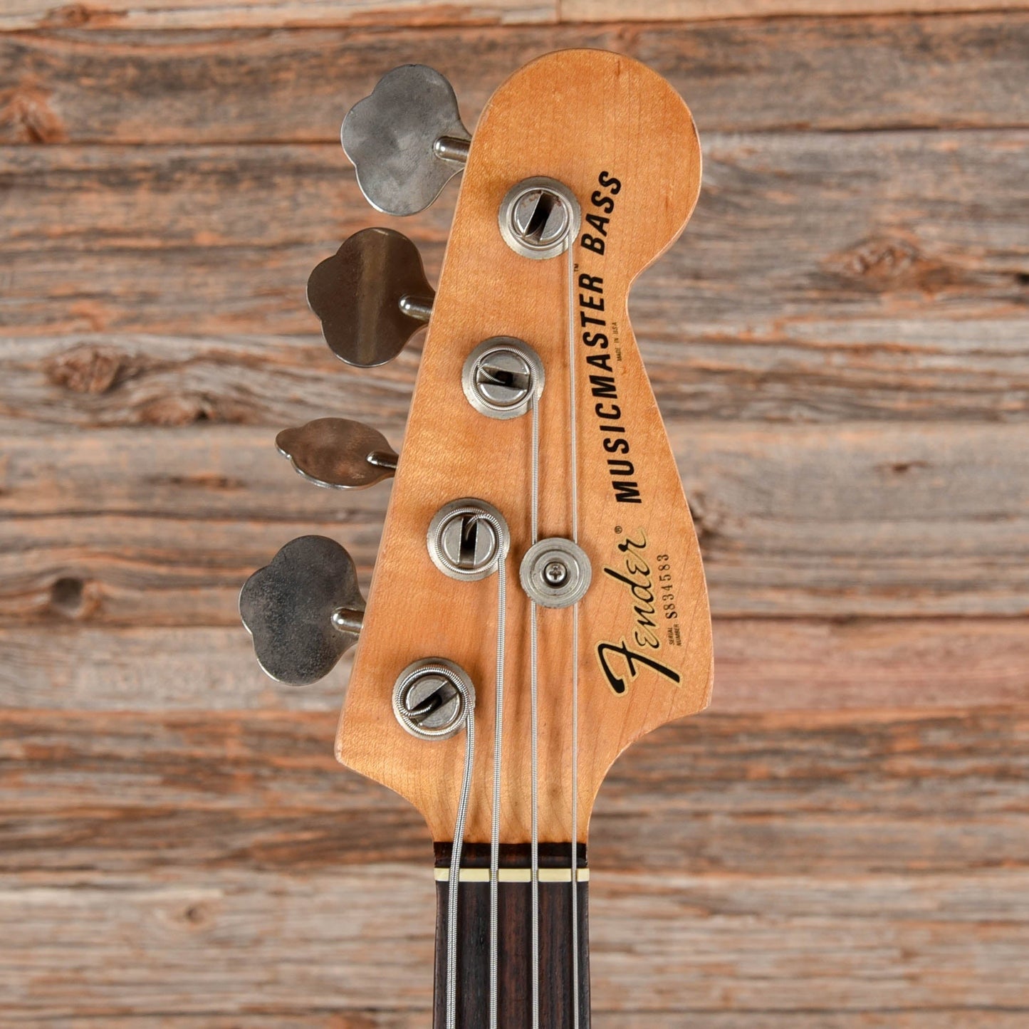 Fender Musicmaster Bass Black 1978