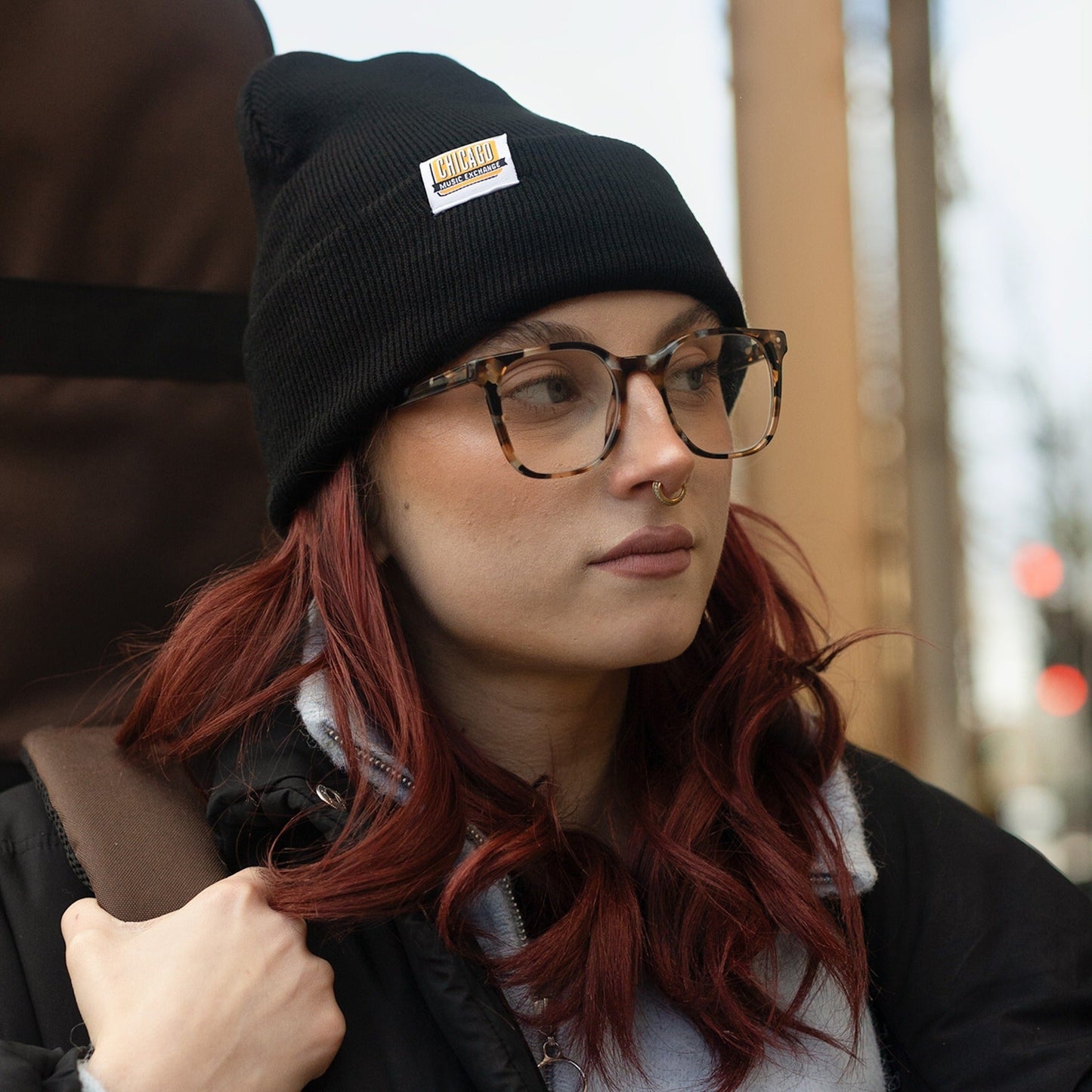 CME Logo Cuffed Beanie Black