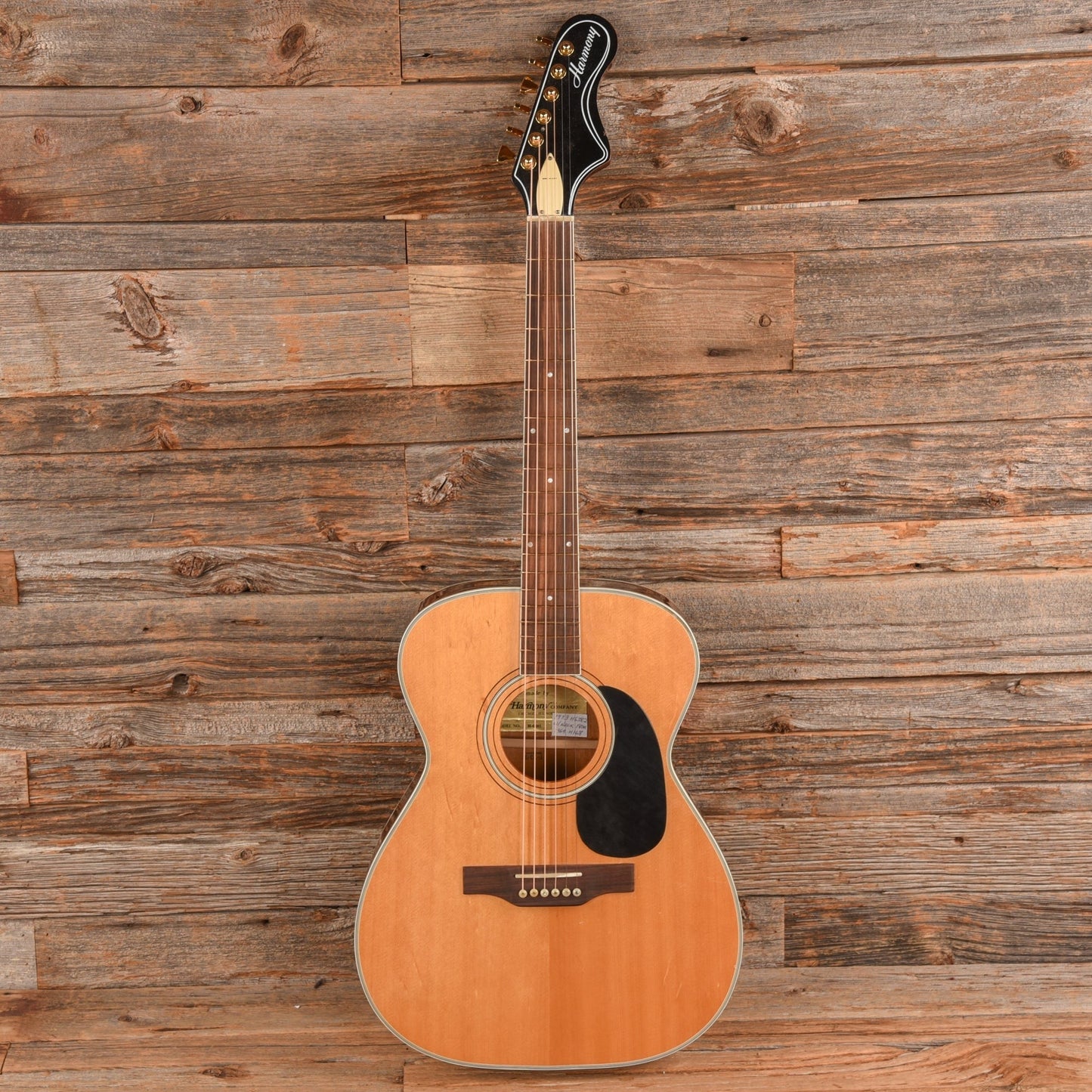 Harmony H-6383/H-168 Neck X- Brace Conversion Natural 1973