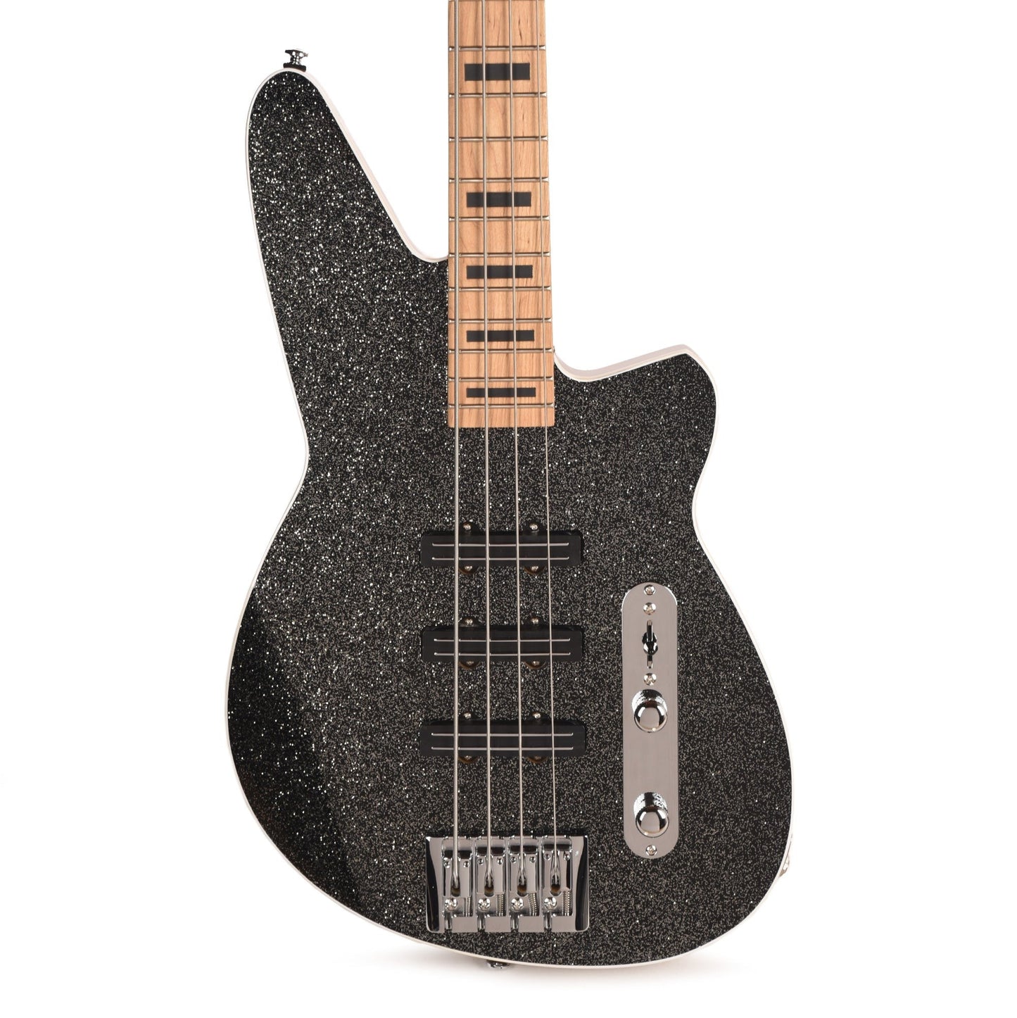 Reverend Triad Bass Guitar Black Sparkle