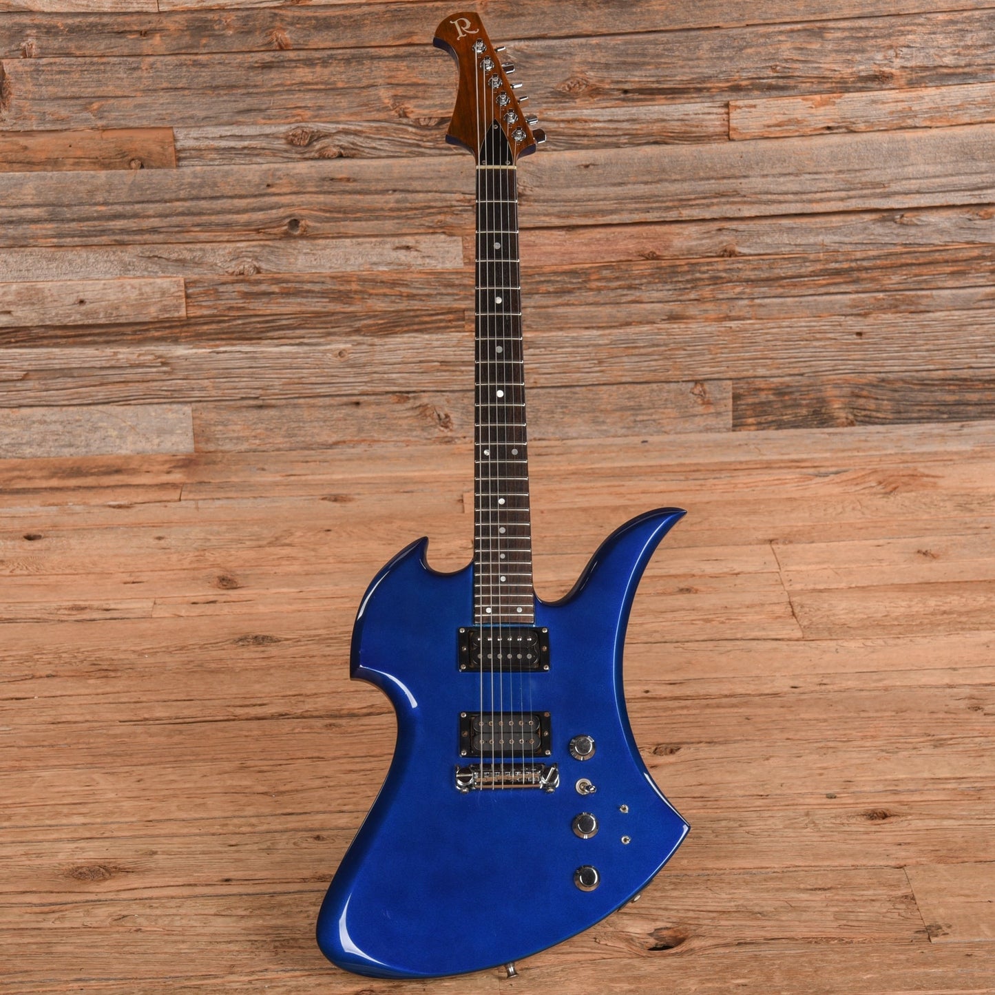 B.C. Rich Mockingbird Metallic Blue Refin 1980s