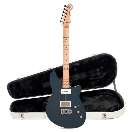 Reverend Kingbolt H90 Electric Guitar High Tide Blue and Teardrop Two Tone Case Bundle