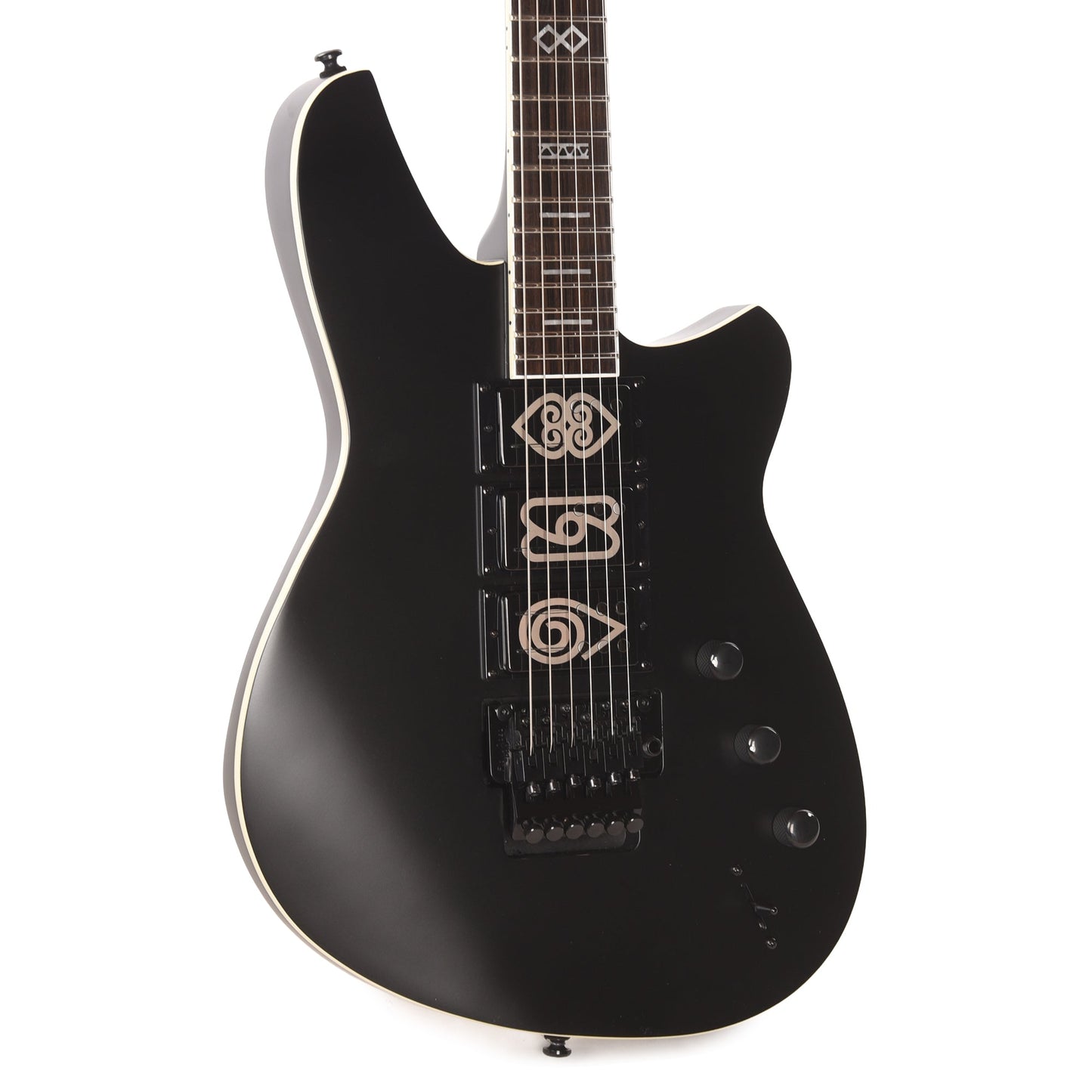 Reverend Vernon Reid Signature The Dark Midnight Black Electric Guitar