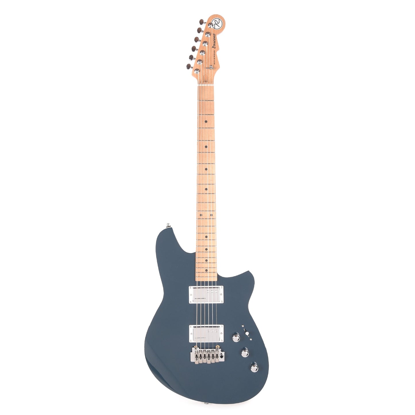 Reverend Descent Baritone Electric Guitar w/ Wilkinson High Tide Blue