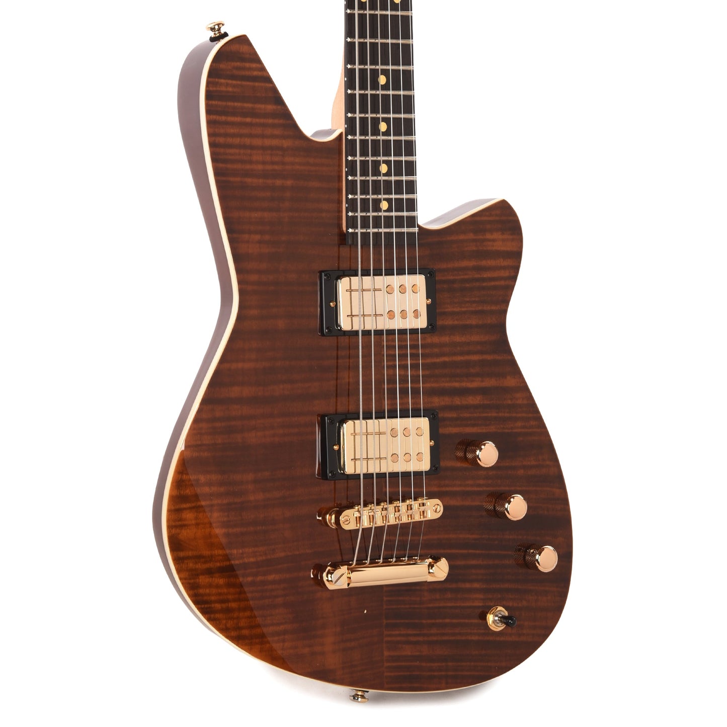 Reverend Descent RA 10th Anniversary Dark Violin Brown Electric Guitar