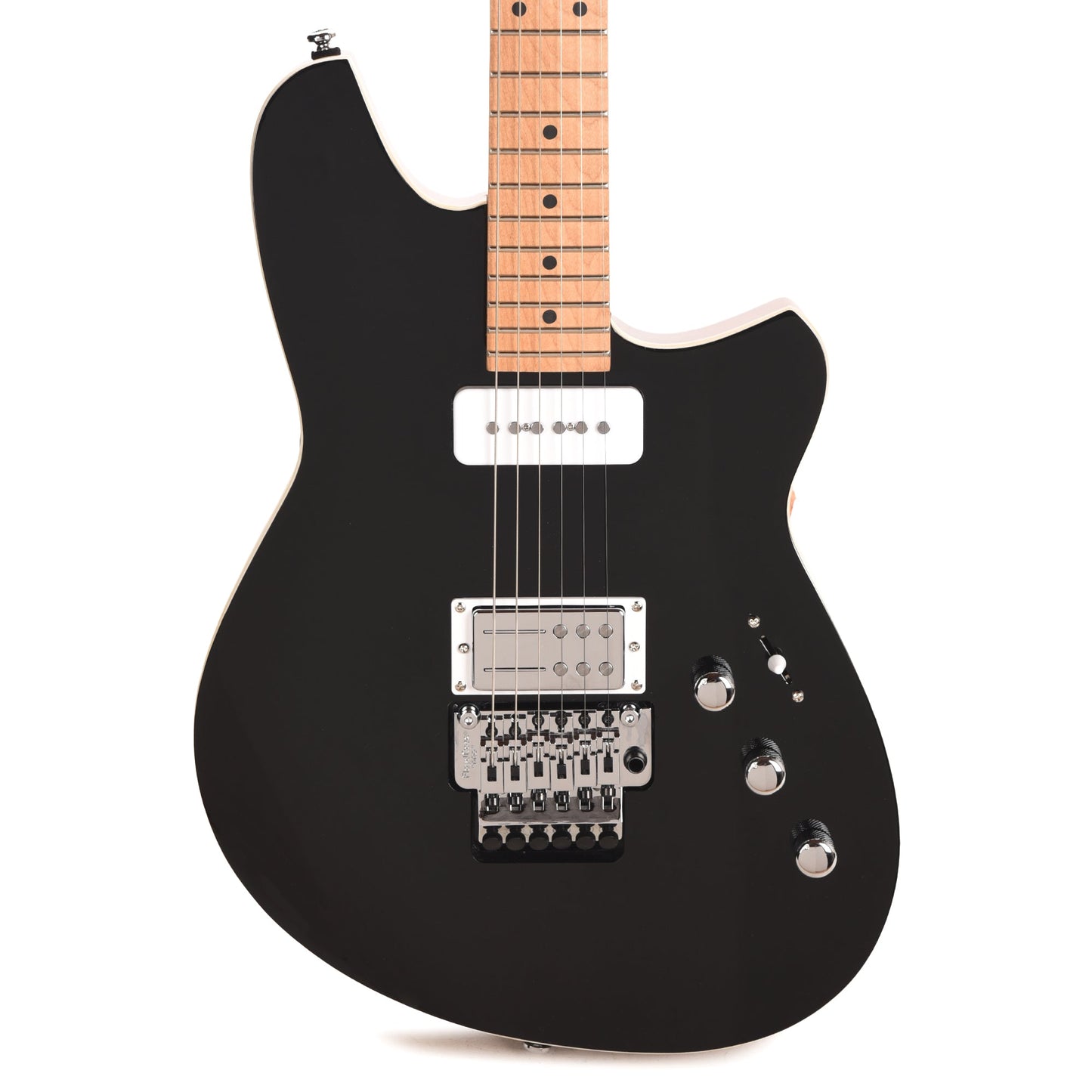 Reverend Kingbolt H90 Electric Guitar w/ Floyd Rose Midnight Black