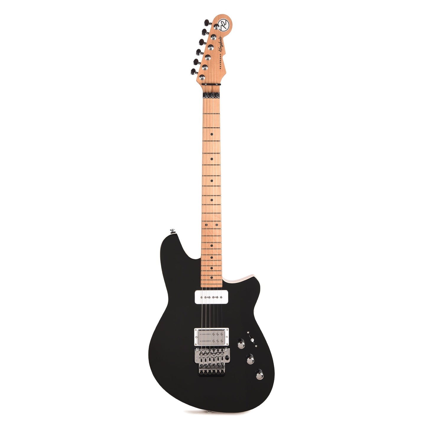 Reverend Kingbolt H90 Electric Guitar w/ Floyd Rose Midnight Black