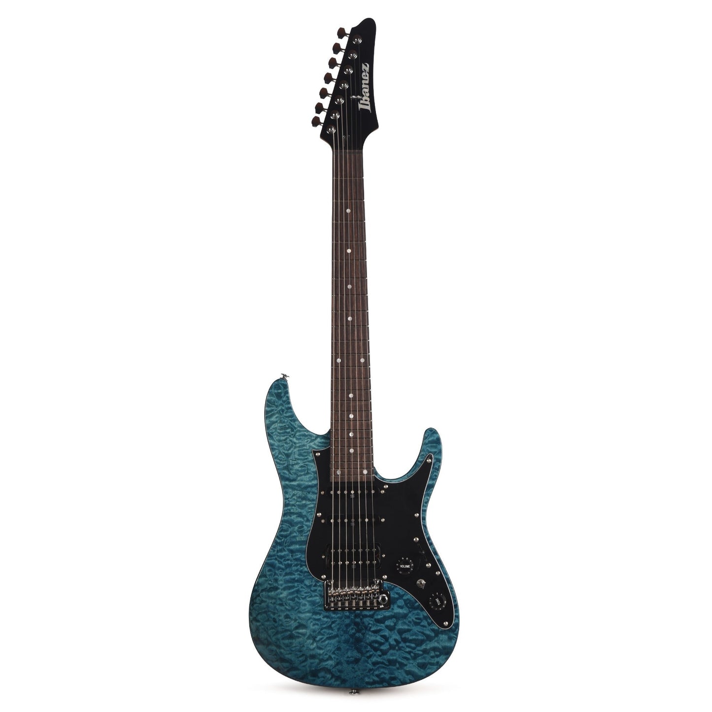 Ibanez AZ447P1QMCOB AZ Premium 7-String Electric Guitar Cosmic Bluer