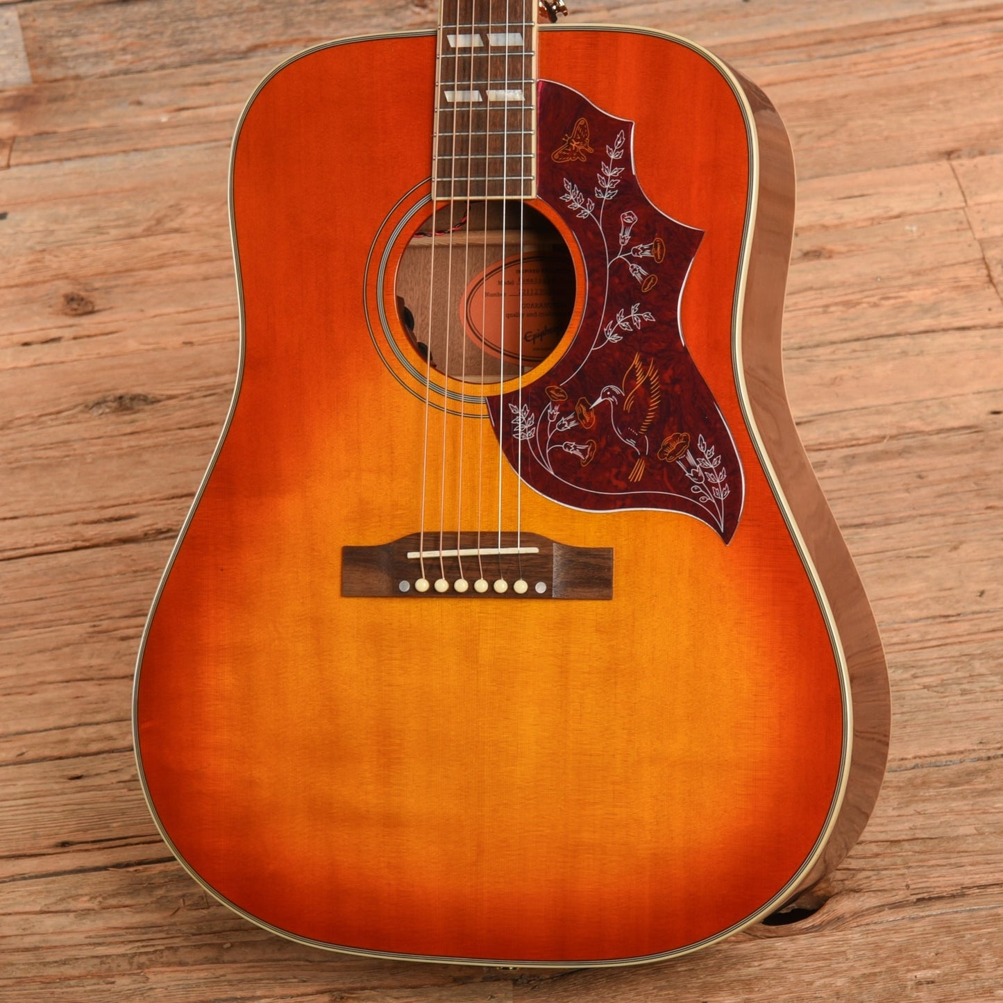 Epiphone Hummingbird Cherry Sunburst 2022