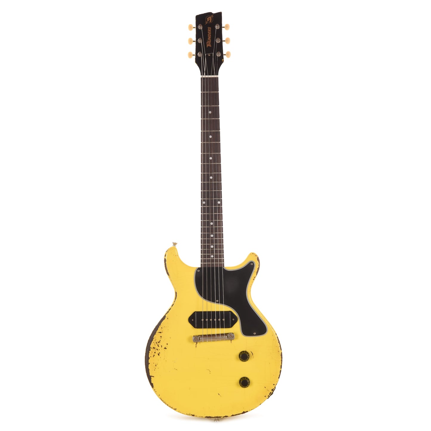 Rock 'N Roll Relics Thunders I Aged Graffiti Yellow w/Dogear Black P90