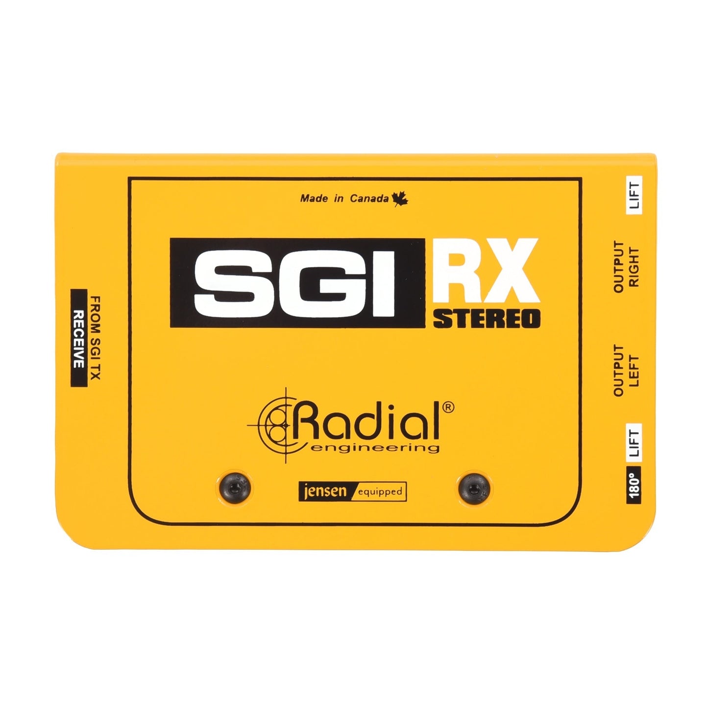 Radial SGI Stereo RX Studio Instrument Interface