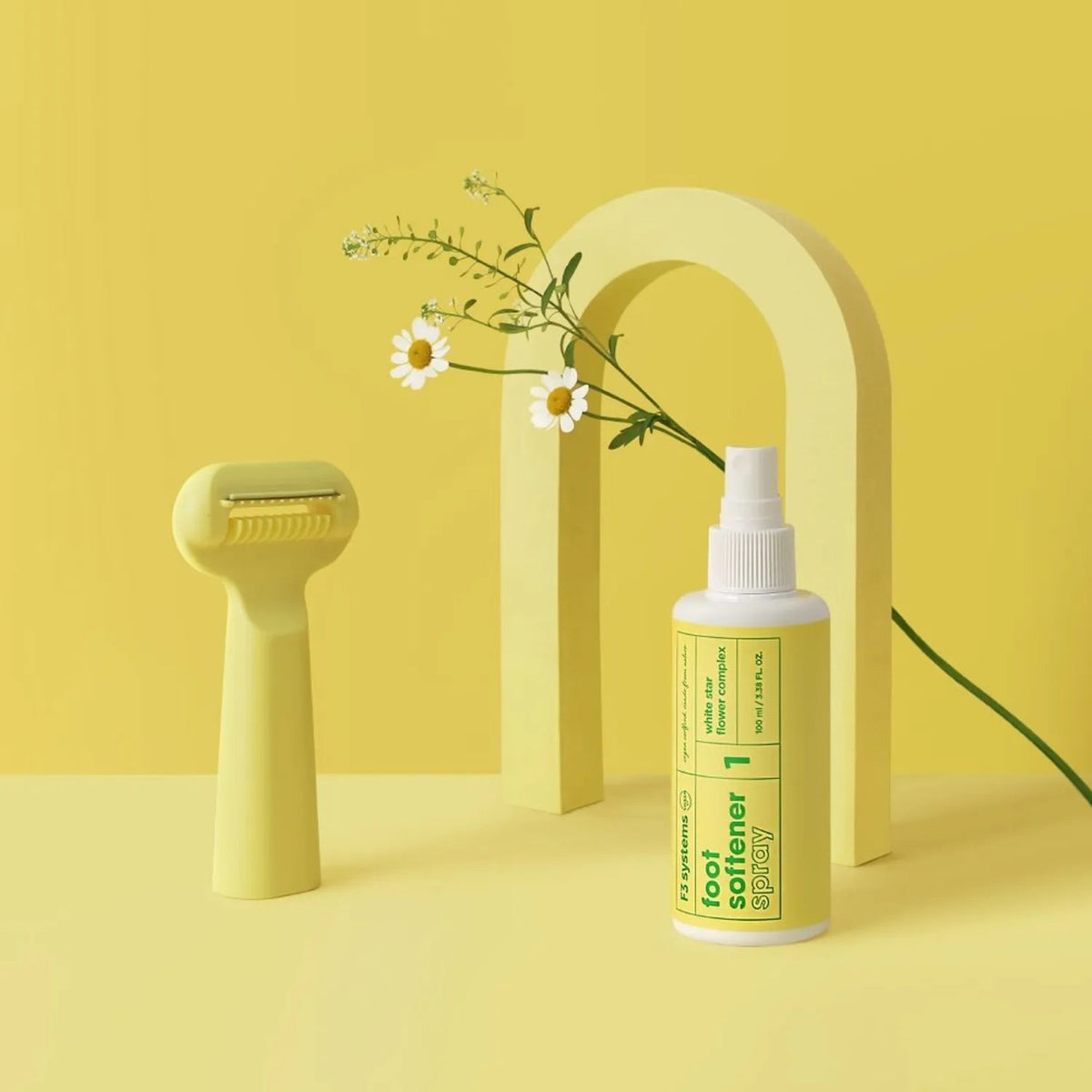 F3 Pefect Foot Peeling Kit (Foot Softener Spray + Foot File) 韓國足部去角質套裝(足部柔軟噴霧100ml + 刮刀)