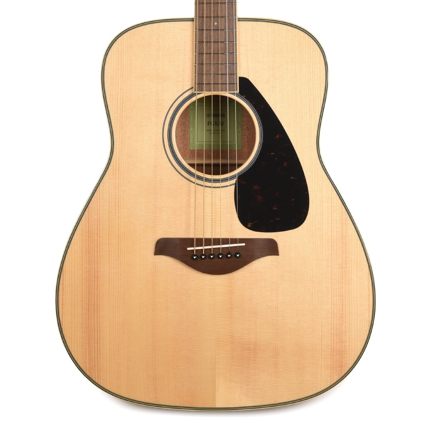 Yamaha FG820 Dreadnought Spruce/Mahogany Acoustic Guitar Natural
