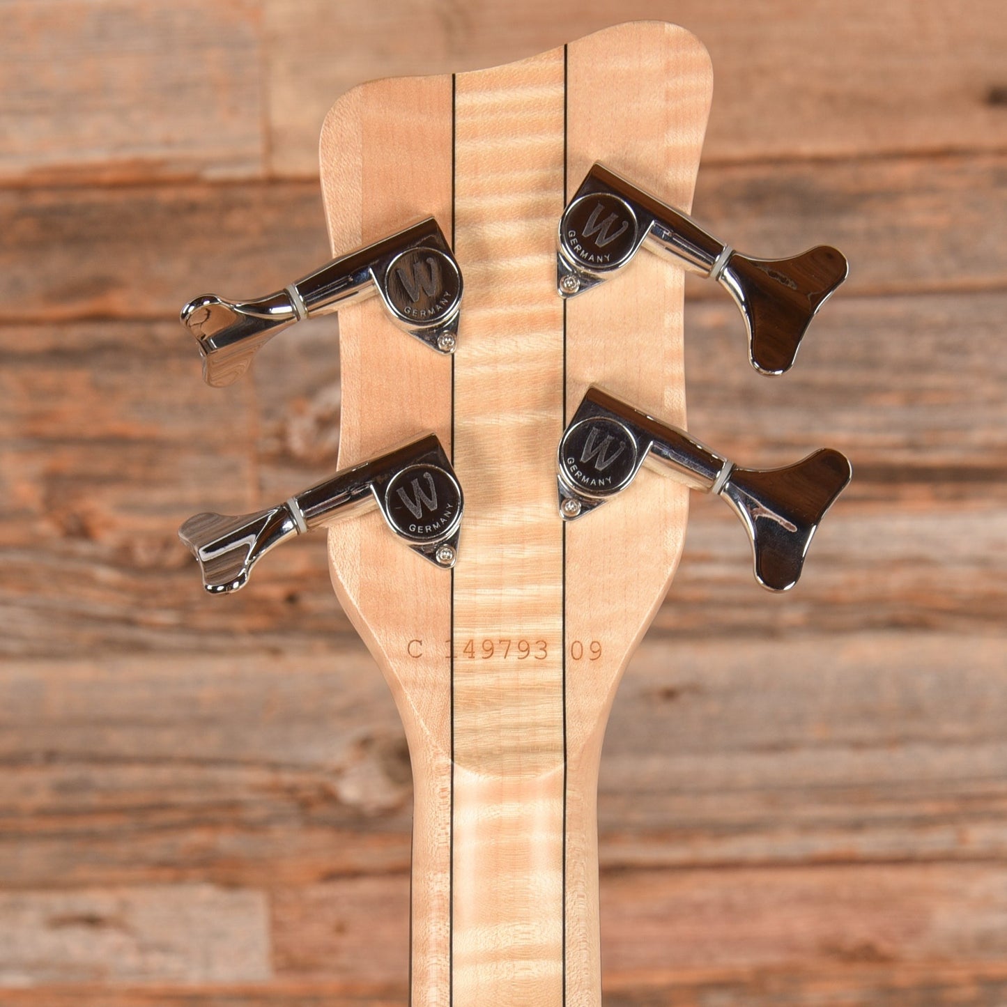 Warwick Star Bass II Fretless Natural 2009