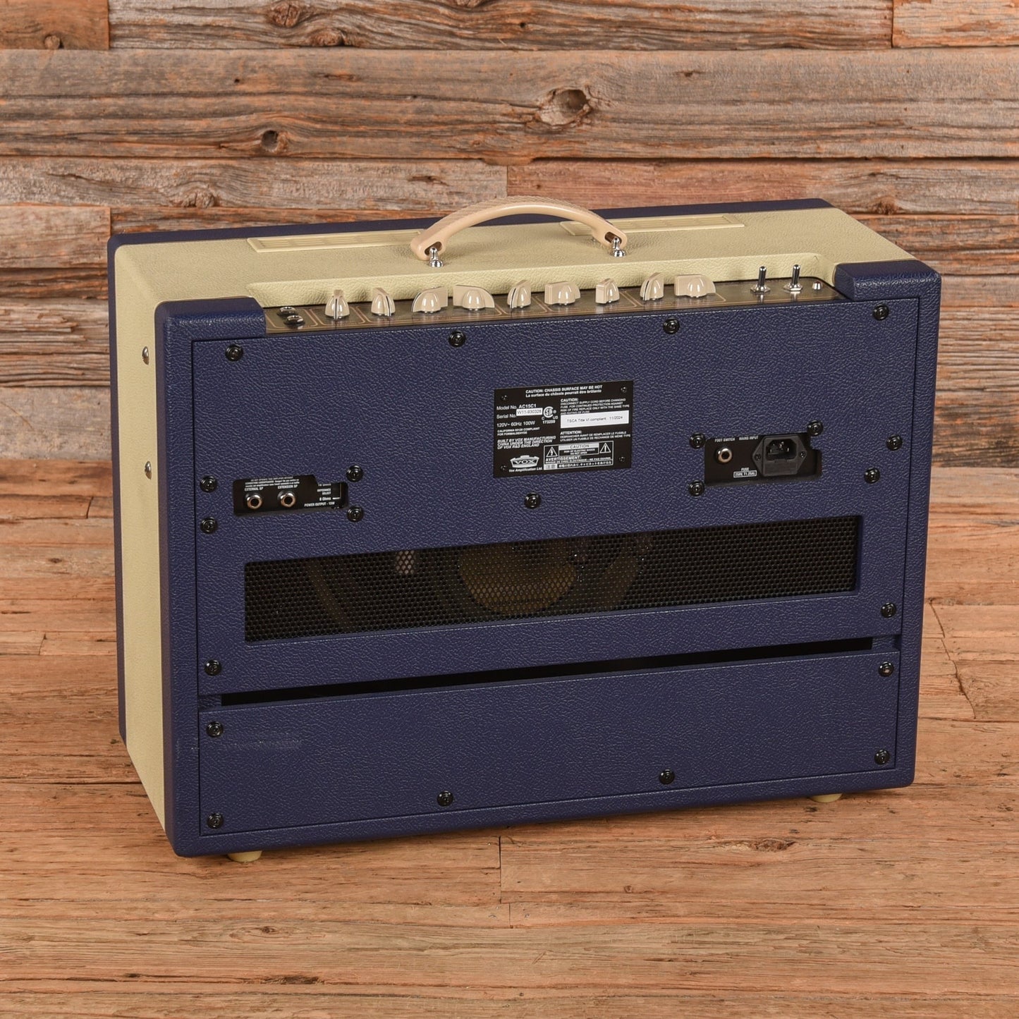 Vox AC15C1 Custom 2-Channel 15-Watt 1x12" Guitar Combo Amp