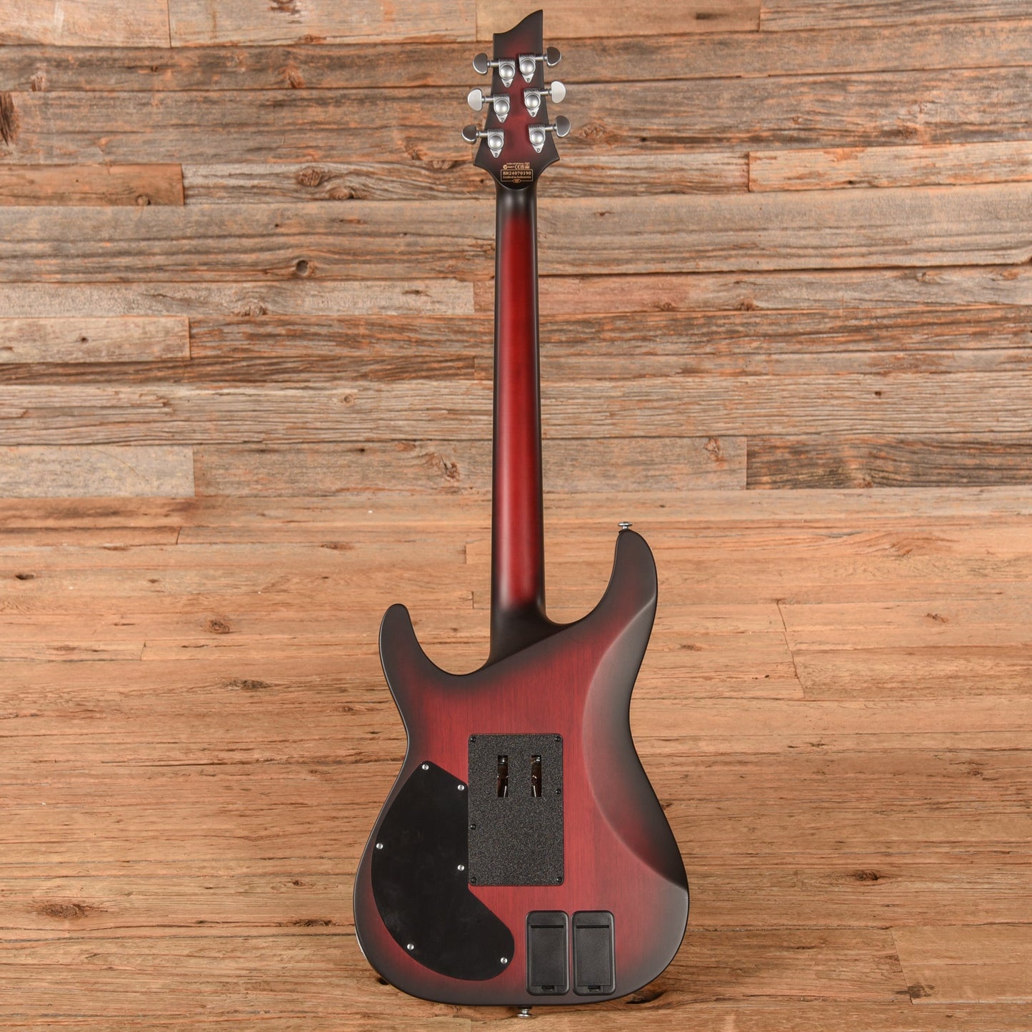 Schecter C-1 Platinum FR S Sustainiac Crimson Red Burst Satin 2024