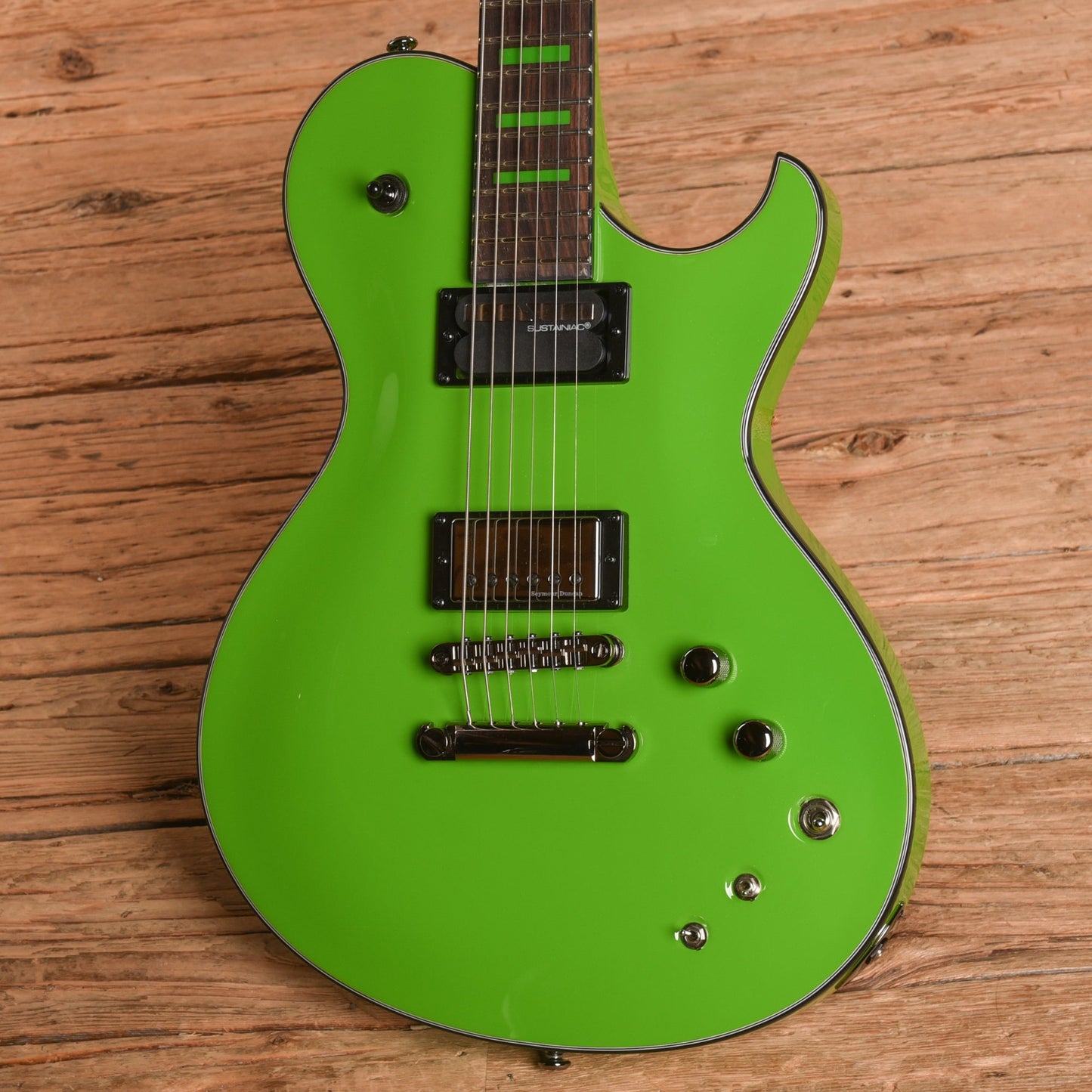 Schecter Kenny Hickey Signature Solo-6 EX S Sustainiac Baritone Steele Green 2022