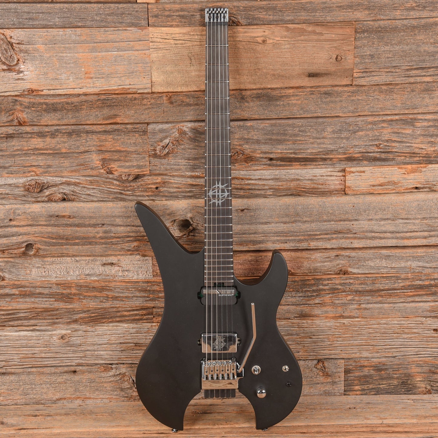 Schecter Synyster Gates Custom-6 TR-S Headless Electric Guitar Satin Black