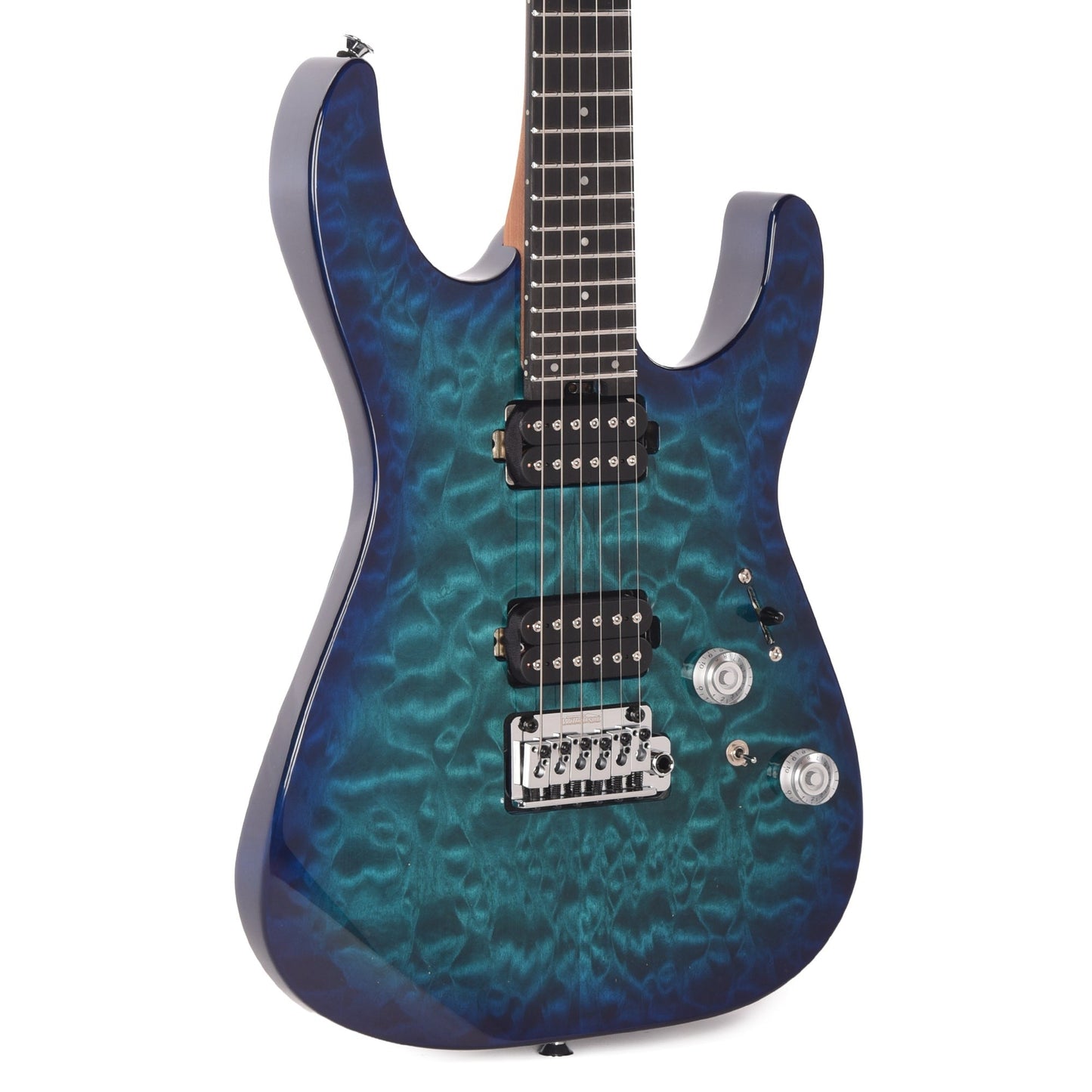 Charvel Pro-Mod Plus DK24 HH 2PT EB QM Chlorine Burst