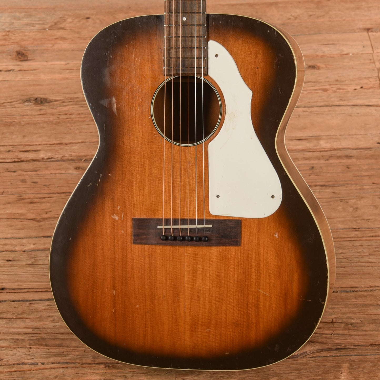 Silvertone H621 X-Brace Conversion Sunburst 1966