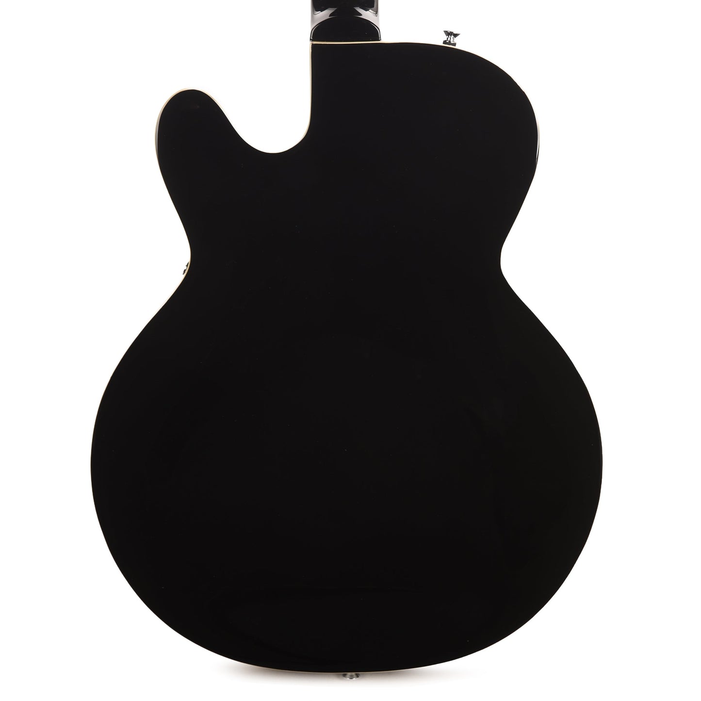 Silvertone 1446 TBK Single Cut Semi-Hollow Electric Guitar w/ Trapeze Tailpiece Gloss Black