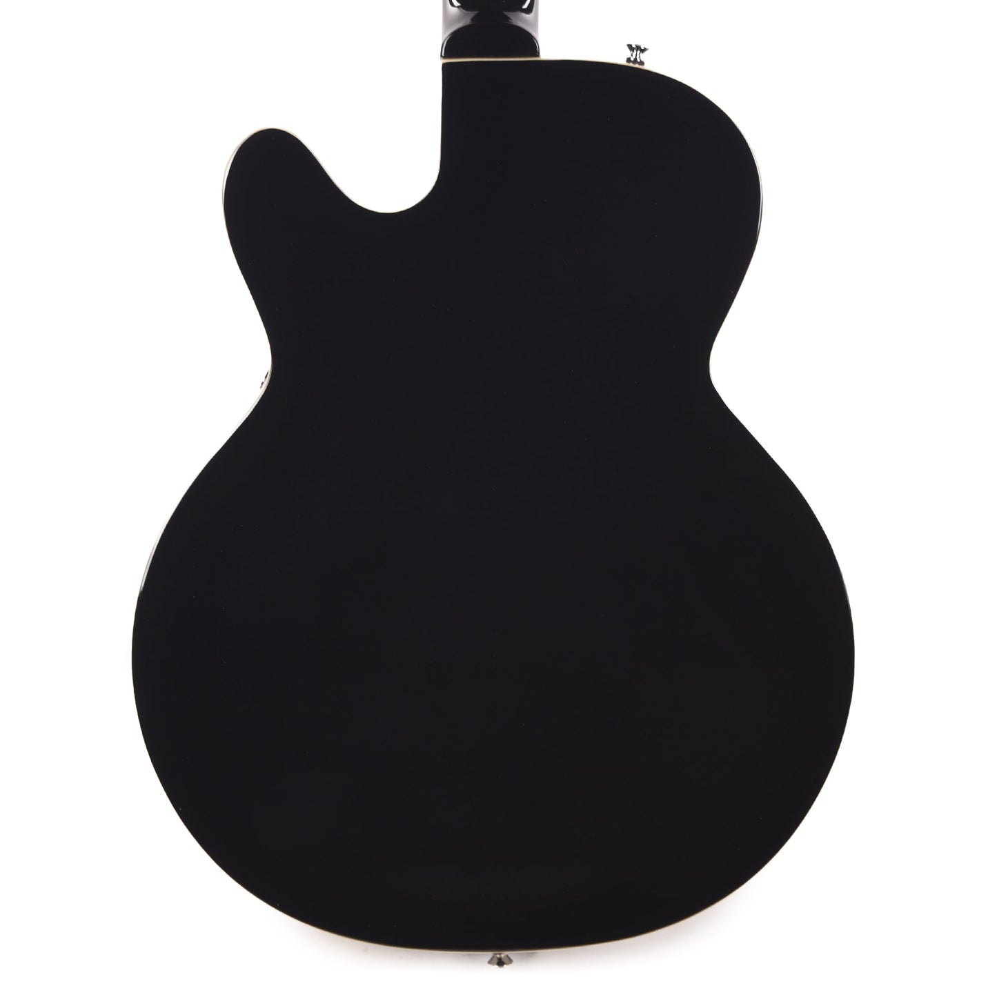 Silvertone 1446 VBK Single Cut Semi-Hollow Electric Guitar w/ Bigsby Vibrato Gloss Black