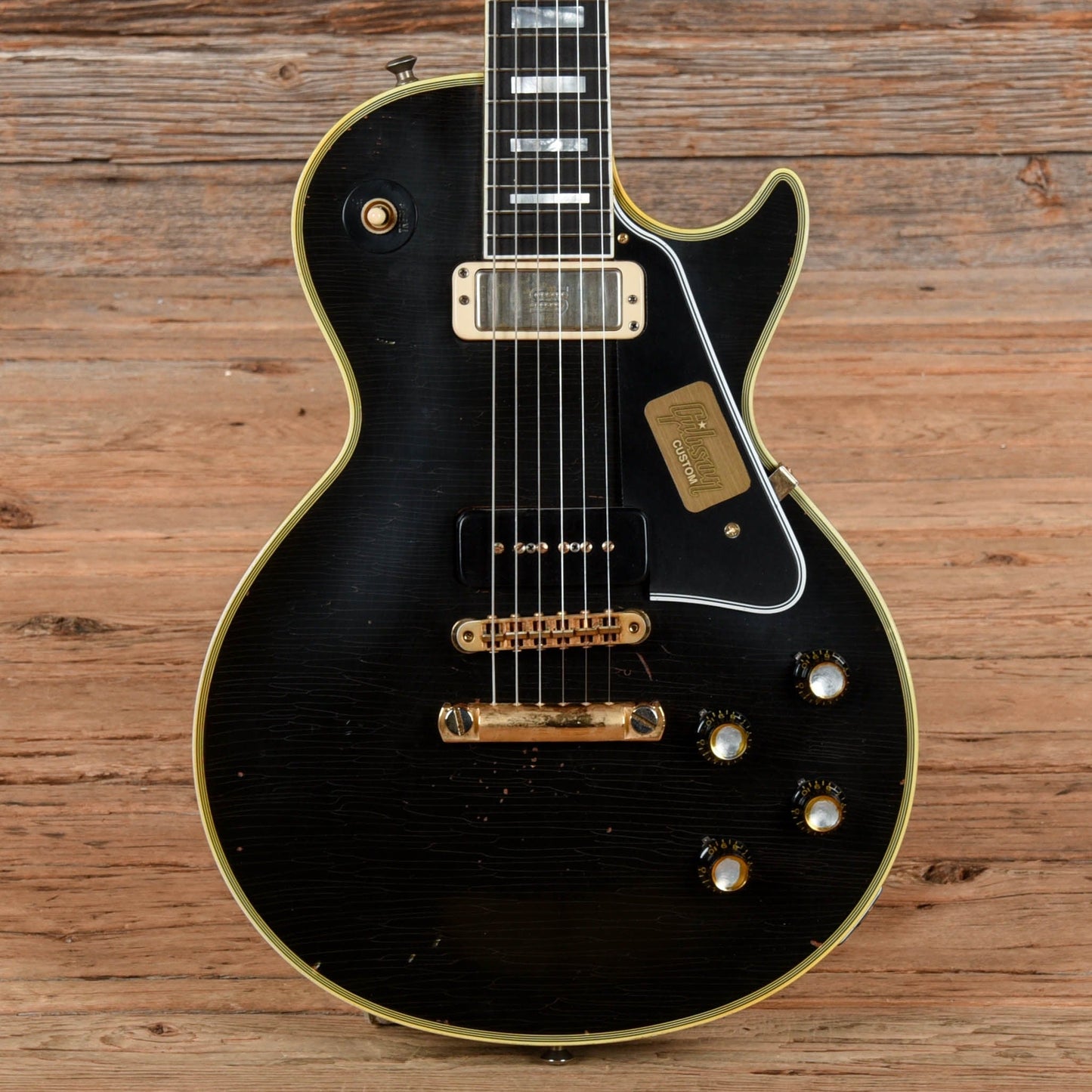 Gibson Custom Shop Robby Krieger Les Paul Custom Signed 13/50 Black 2014