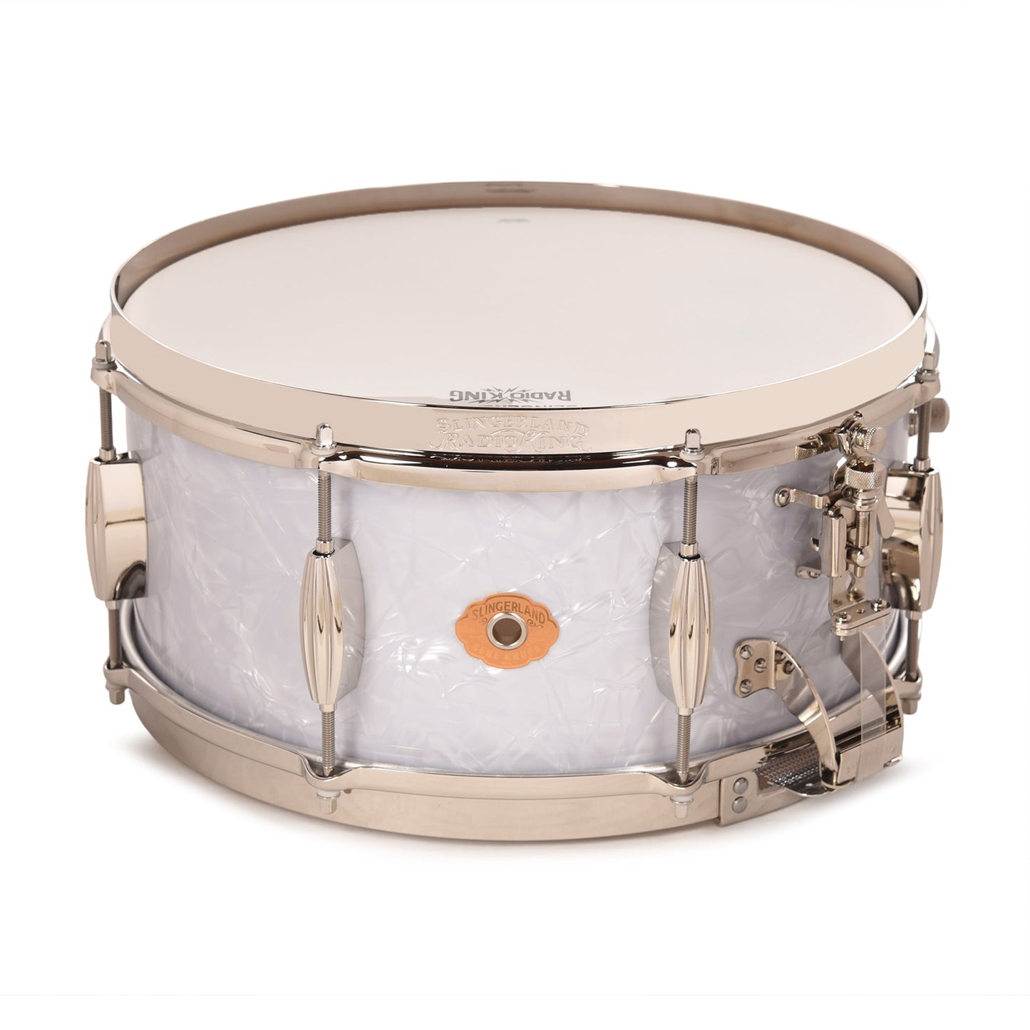 Slingerland 6.5x14 Limited Edition Gene Krupa Snare Drum White Marine Pearl