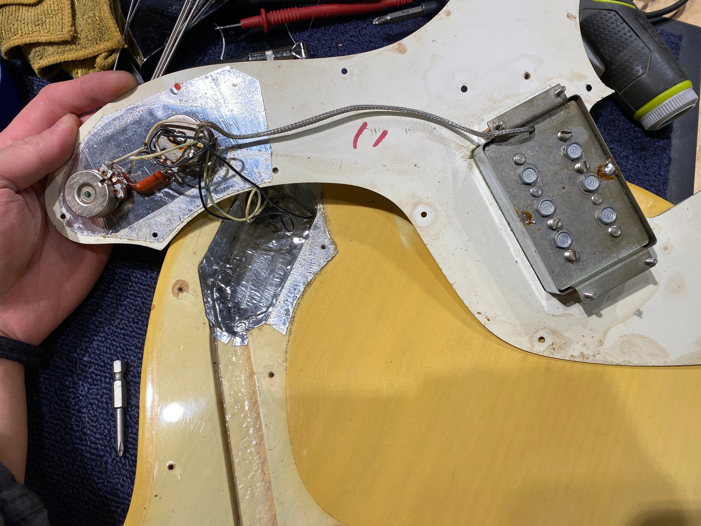 Fender Telecaster Bass Blonde 1972 - Dave Amato of REO Speedwagon
