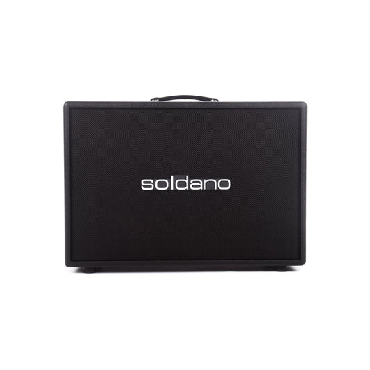 Soldano 2x12" Cab 120w 8 Ohms Black Tolex Black Grille w/Celestion Vintage 30 Speakers