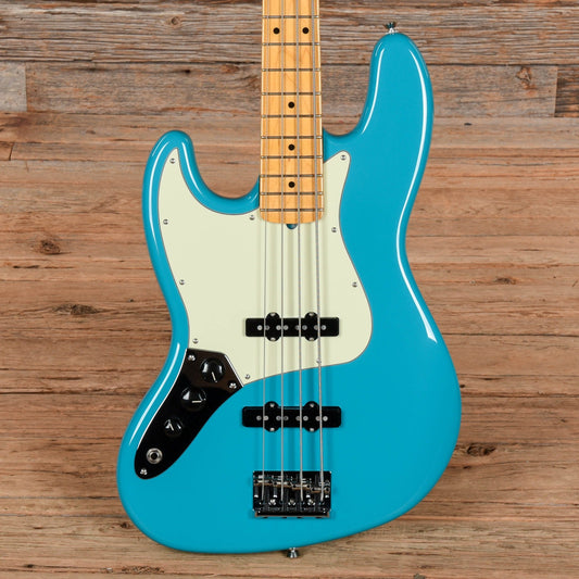Fender American Professional II Jazz Bass Miami Blue 2022 LEFTY