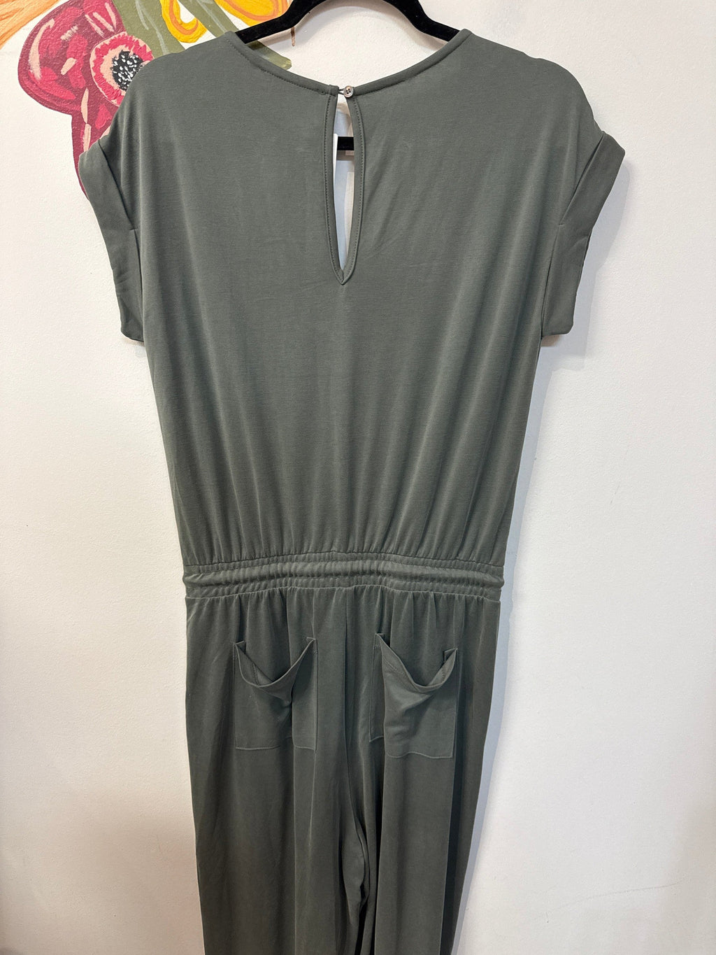 Ces Femme 28" Inseam Green Jumpsuit, S