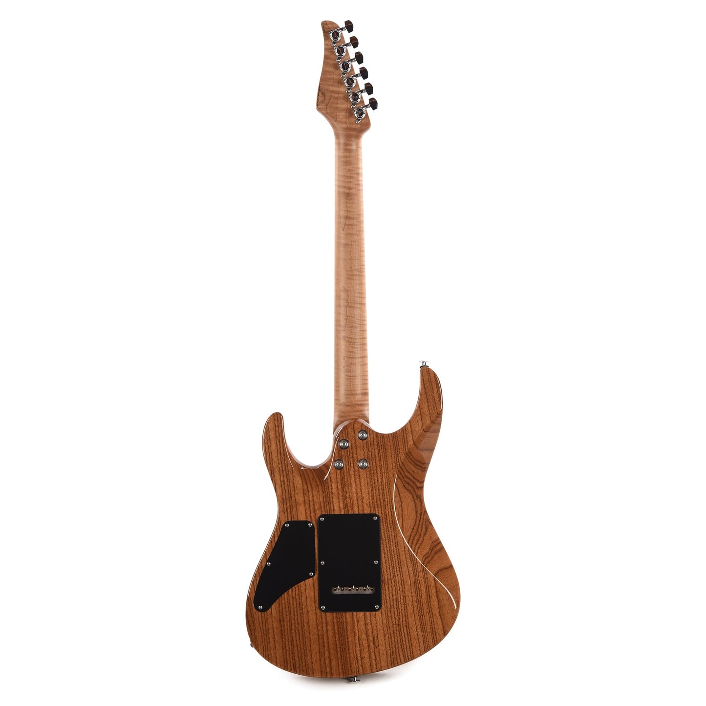 Suhr Custom Modern HSH Spalted Maple/Mahogany Dark Brown Burst w/Roasted Flame Maple Neck