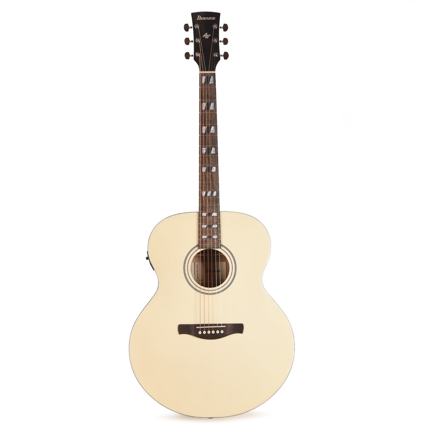 Ibanez AJ70M2EPW Jumbo Acoustic-Electric Guitar Pearl White High Gloss