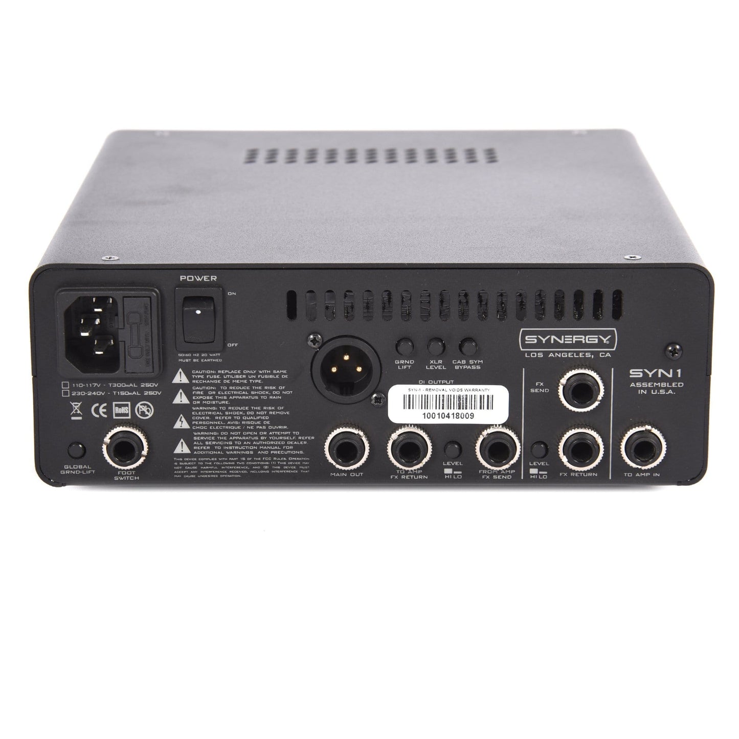 Synergy SYN-1 Table Top Preamp w/Slot for One Module, (1) 12AX7, Effects Loop, Record Out, Sag
