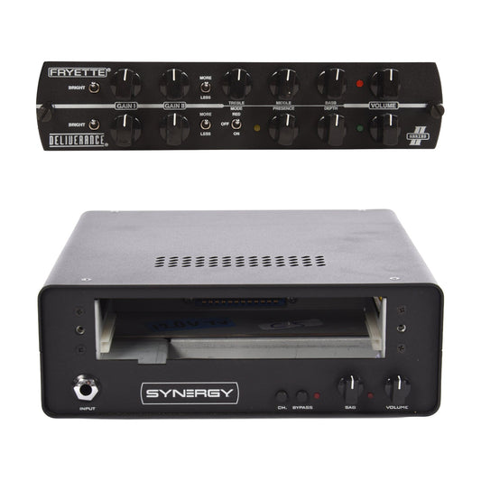 Synergy SYN-1 Table Top Preamp Module Dock and Synergy Fryette Deliverance Tube Preamp Module Bundle